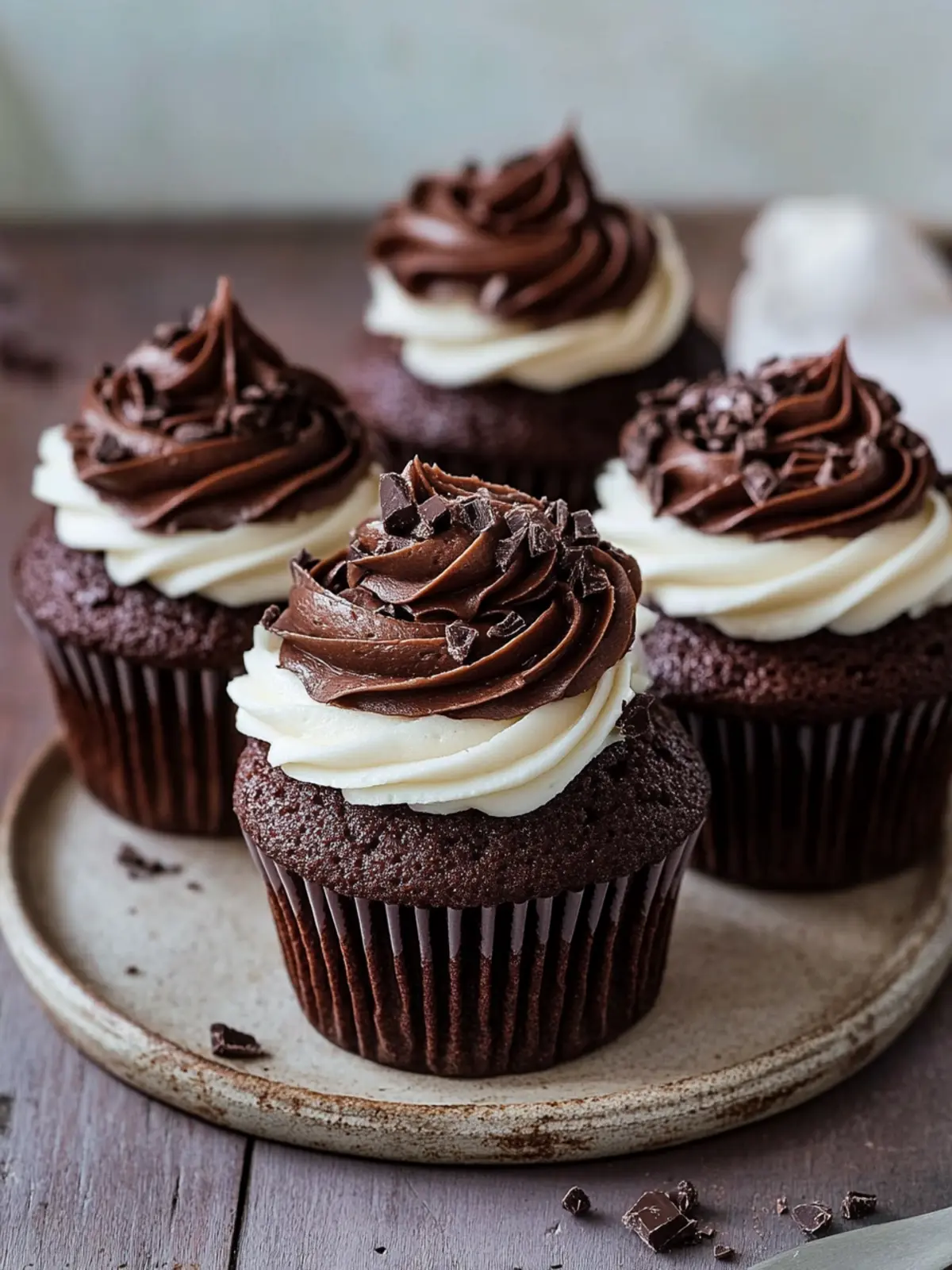 Schoko-Cupcakes: Weich, lecker und einfach verführerisch 2 Schoko-Cupcakes