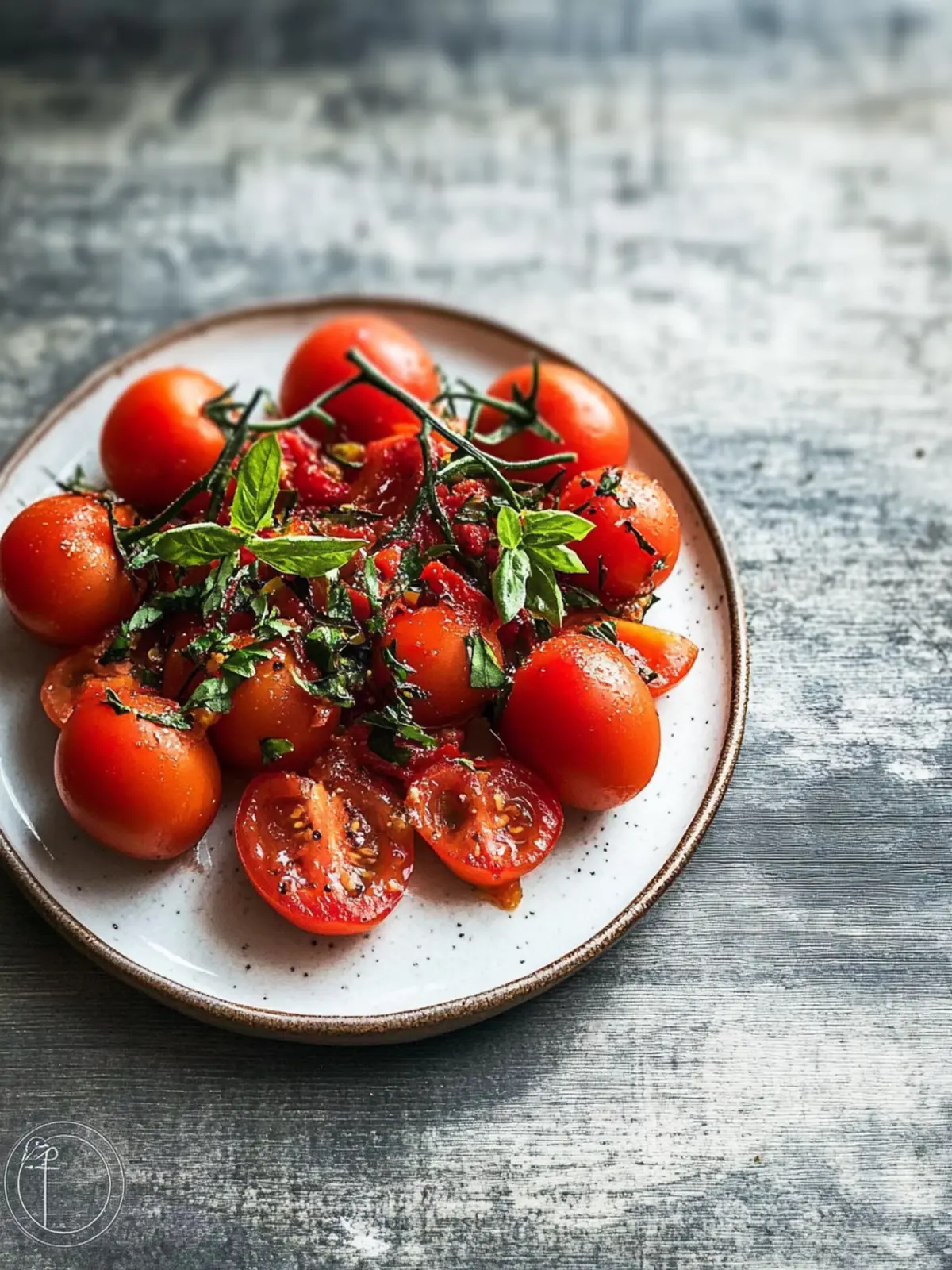Frischer Tomate mit Giersch Salat – Schnell und lecker genießen 4 Tomate mit Giersch