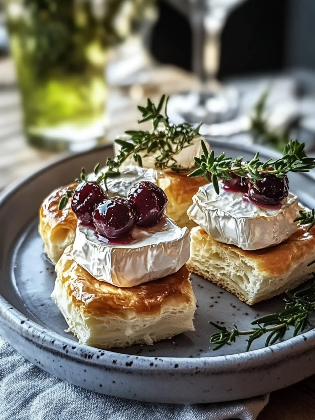 Blätterteig-Häppchen mit Camembert: Der perfekte Party-Snack 2 Blätterteig-Häppchen mit Camembert