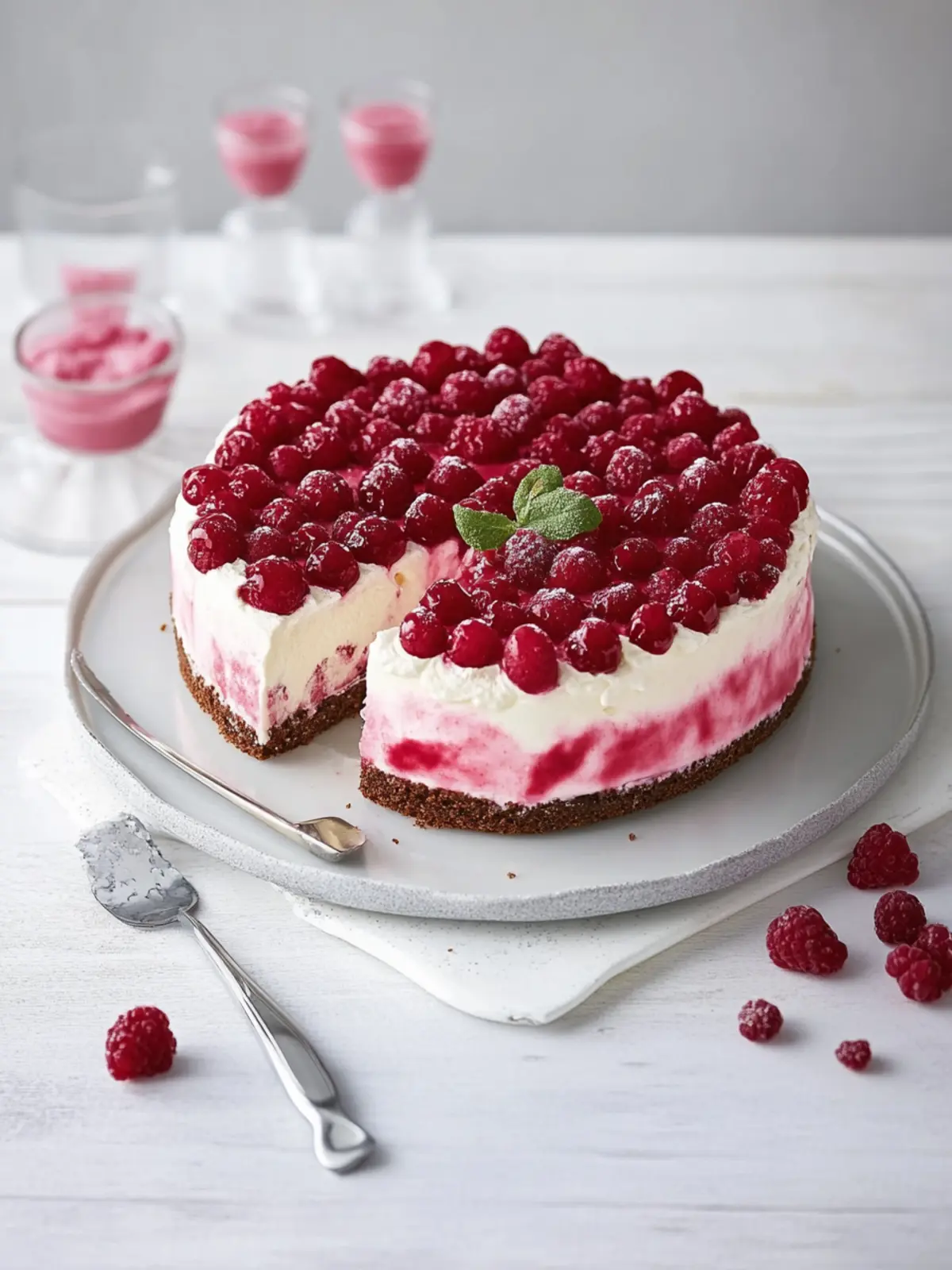 Himbeer-Frischkäse-Mascarpone-Torte für süße Momente 4 Himbeer-Frischkäse-Mascarpone-Torte