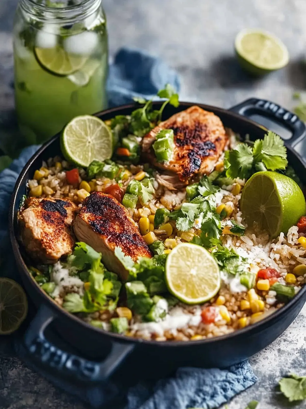 Ein-Topf-Mexikanisches Hühnchen und Reis – Lecker und Schnell! 2 Ein-Topf-Mexikanisches Hühnchen und Reis