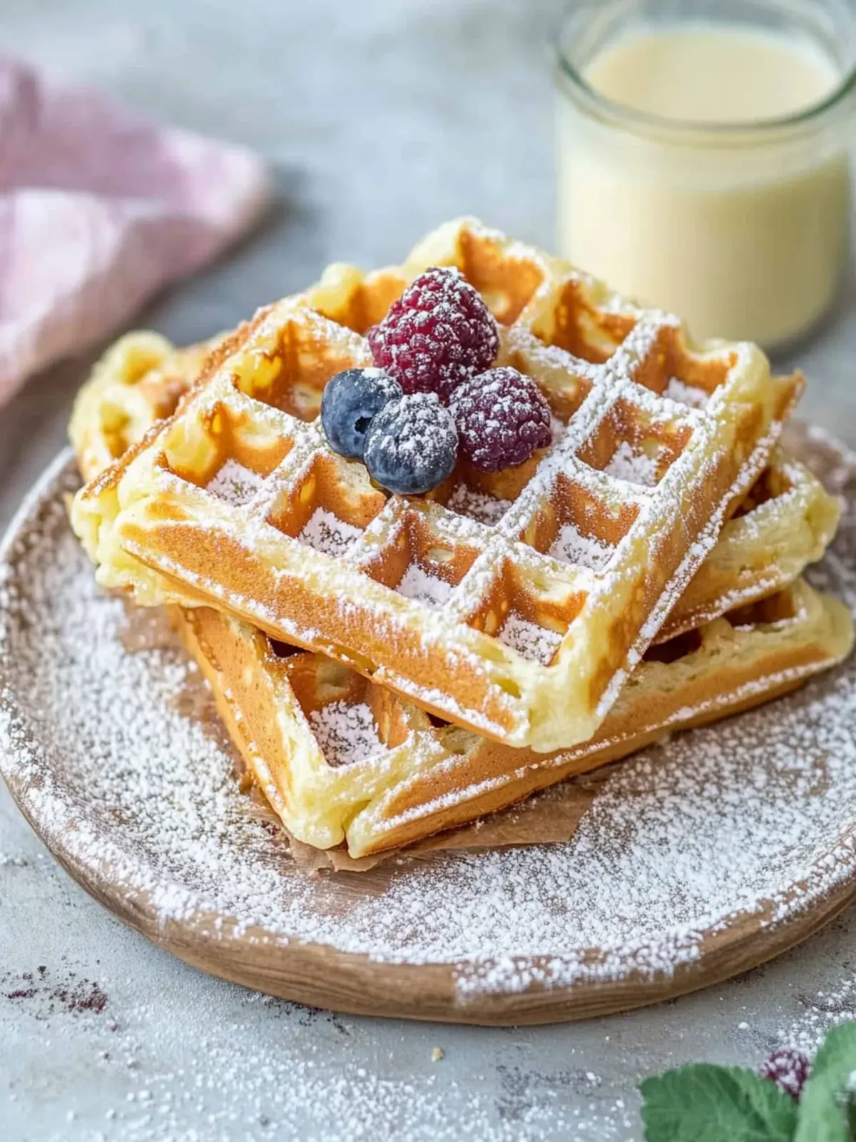 Belgische Waffeln – Mein einfaches Rezept für fluffigen Genuss 4 Belgische Waffeln - mein einfaches Rezept