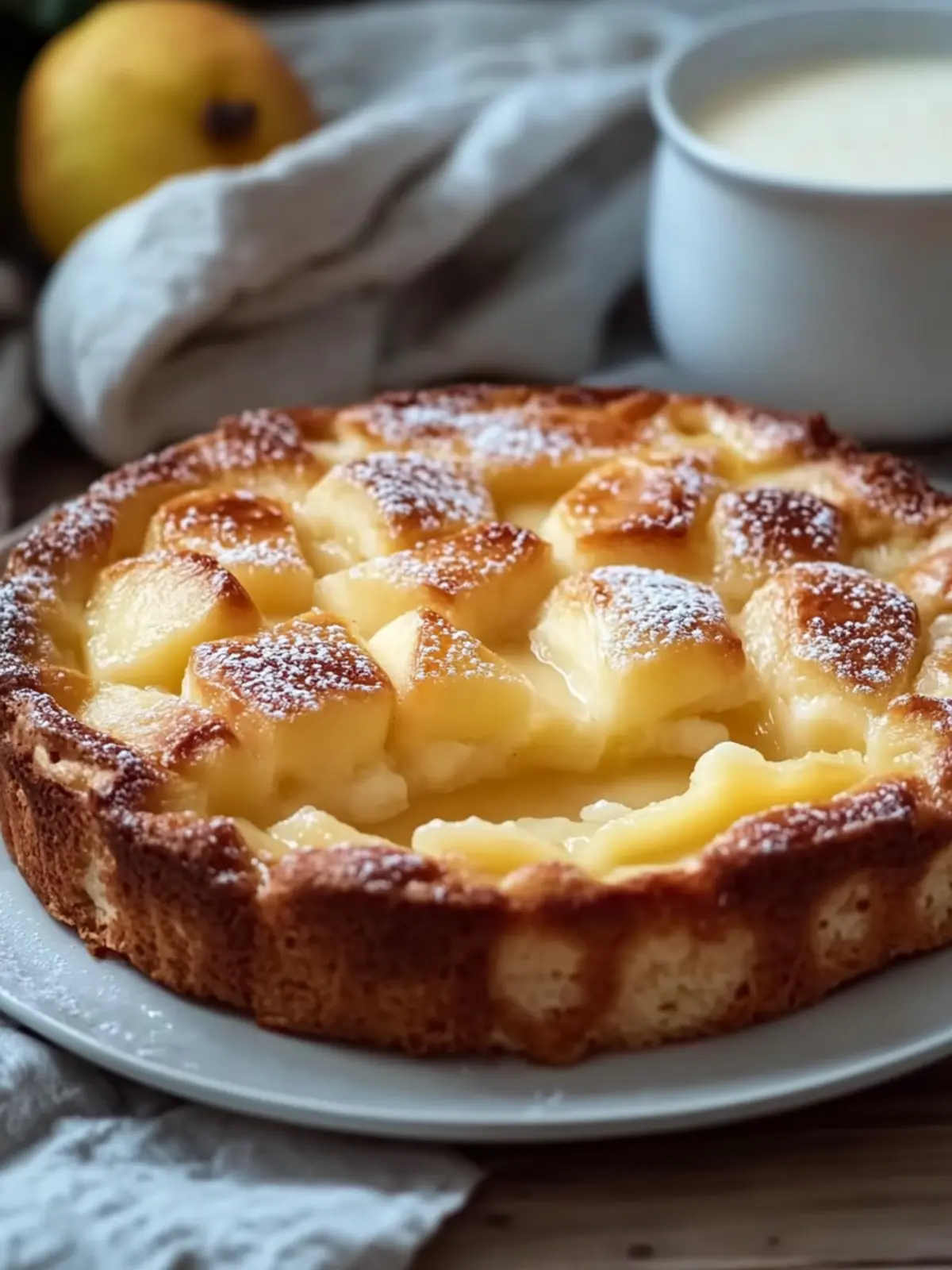 Apfelkuchen mit Vanillepudding: Der perfekte Genussmoment 3 Apfelkuchen mit Vanillepudding