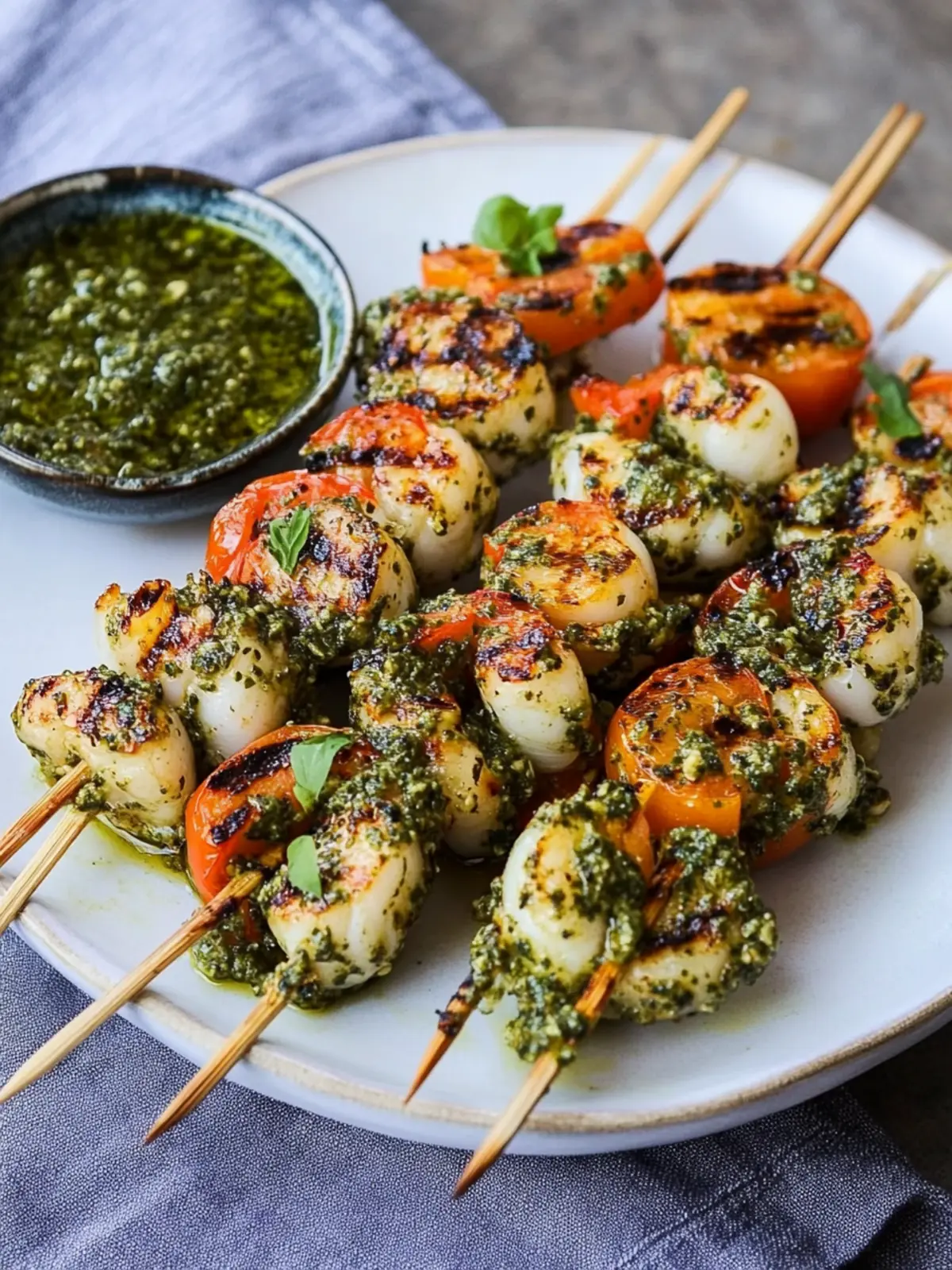 Pesto Gegrillte Garnelen: Sommerlicher Genuss für Feinschmecker 3 Pesto Gegrillte Garnelen