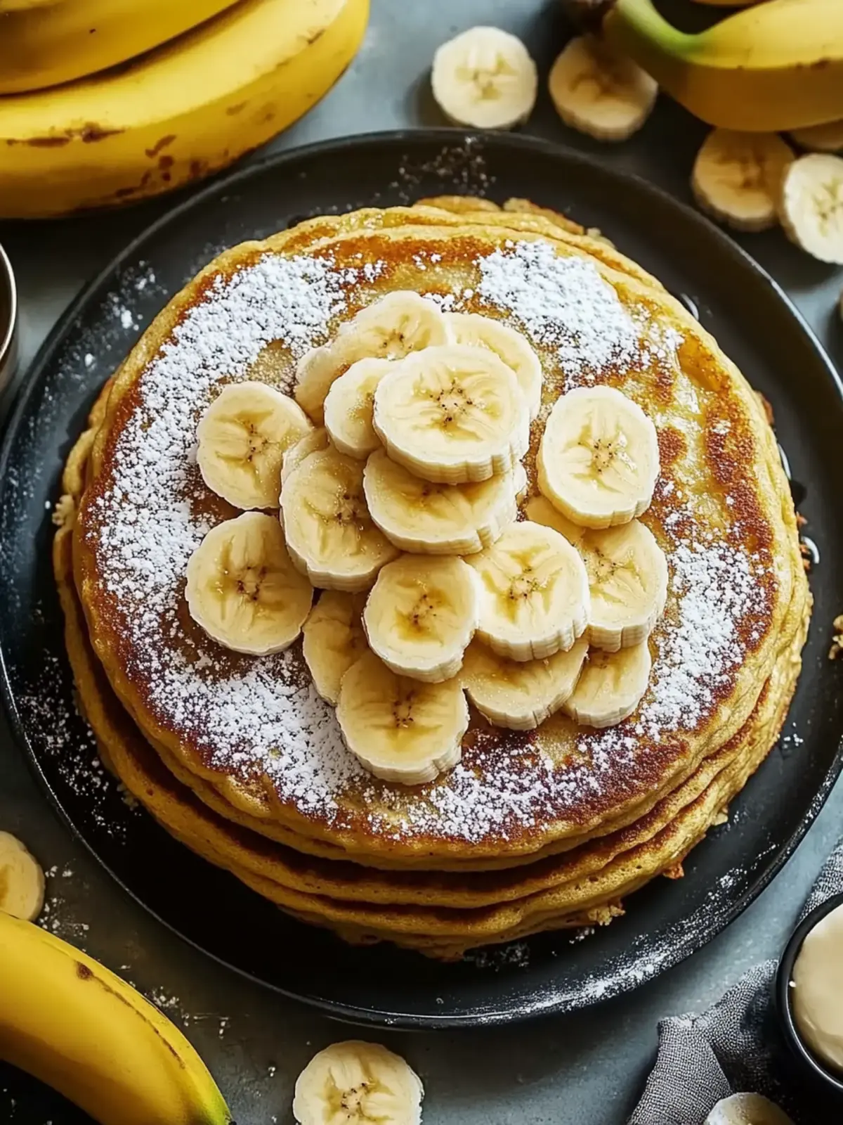 Gesunde Bananen Haferflocken Pancakes: Fluffig und Schnell 3 Gesunde Bananen Haferflocken Pancakes