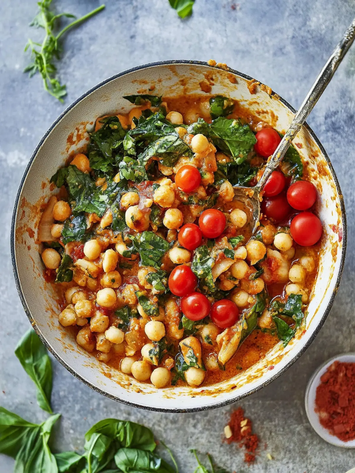 Cremiger Harissa-Kichererbseneintopf für deine Wohlfühlzeit 2 Cremiger Harissa-Kichererbseneintopf