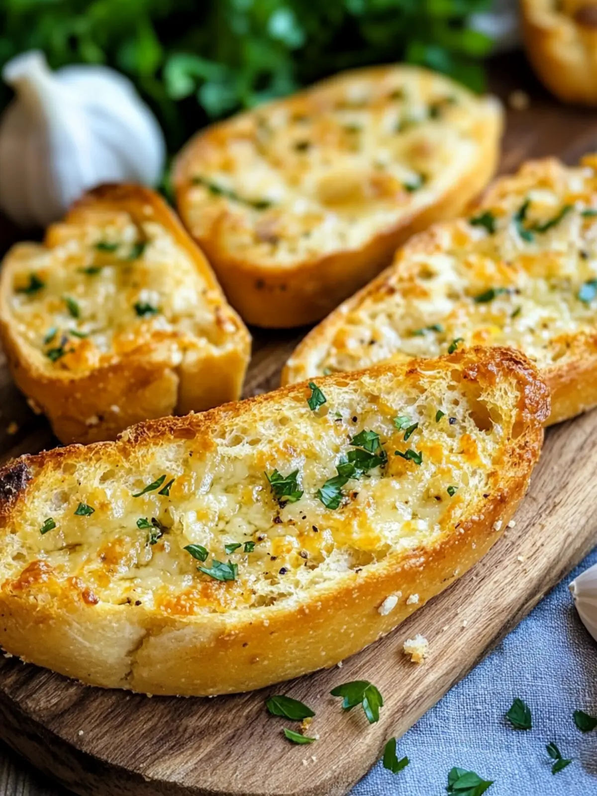 Geröstetes Knoblauchbrot aus dem Airfryer: Schnell & Lecker 5 Roasted garlic bread from the air fryer