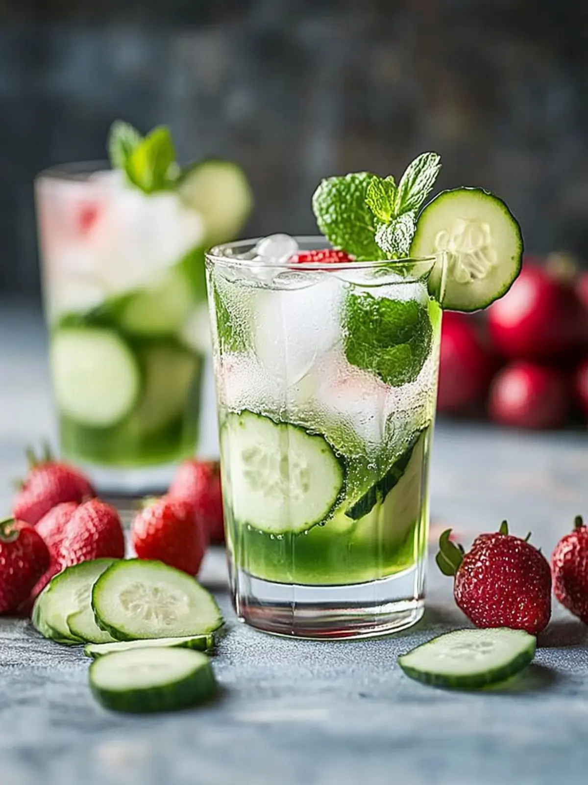 Gurkensoda mit Minze – Erfrischend und einfach selbstgemacht 3 Gurkensoda mit Minze
