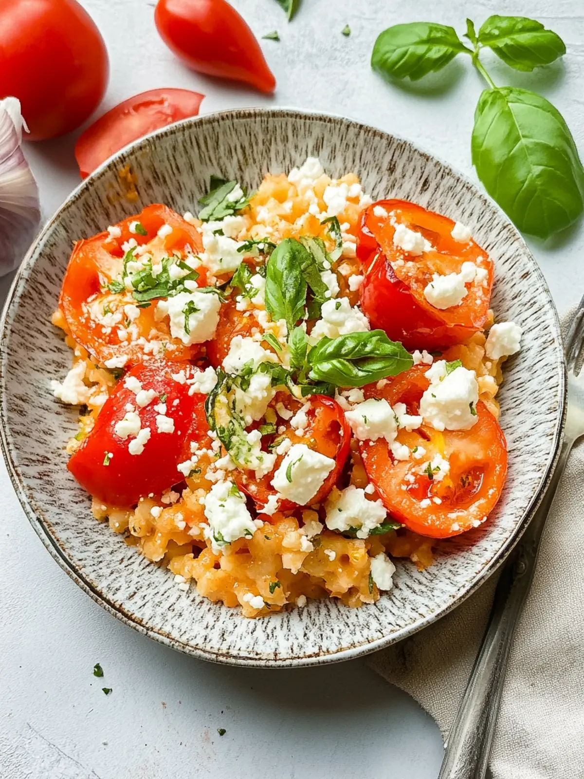 Gefüllte Ofenpaprika mit Reis und Feta