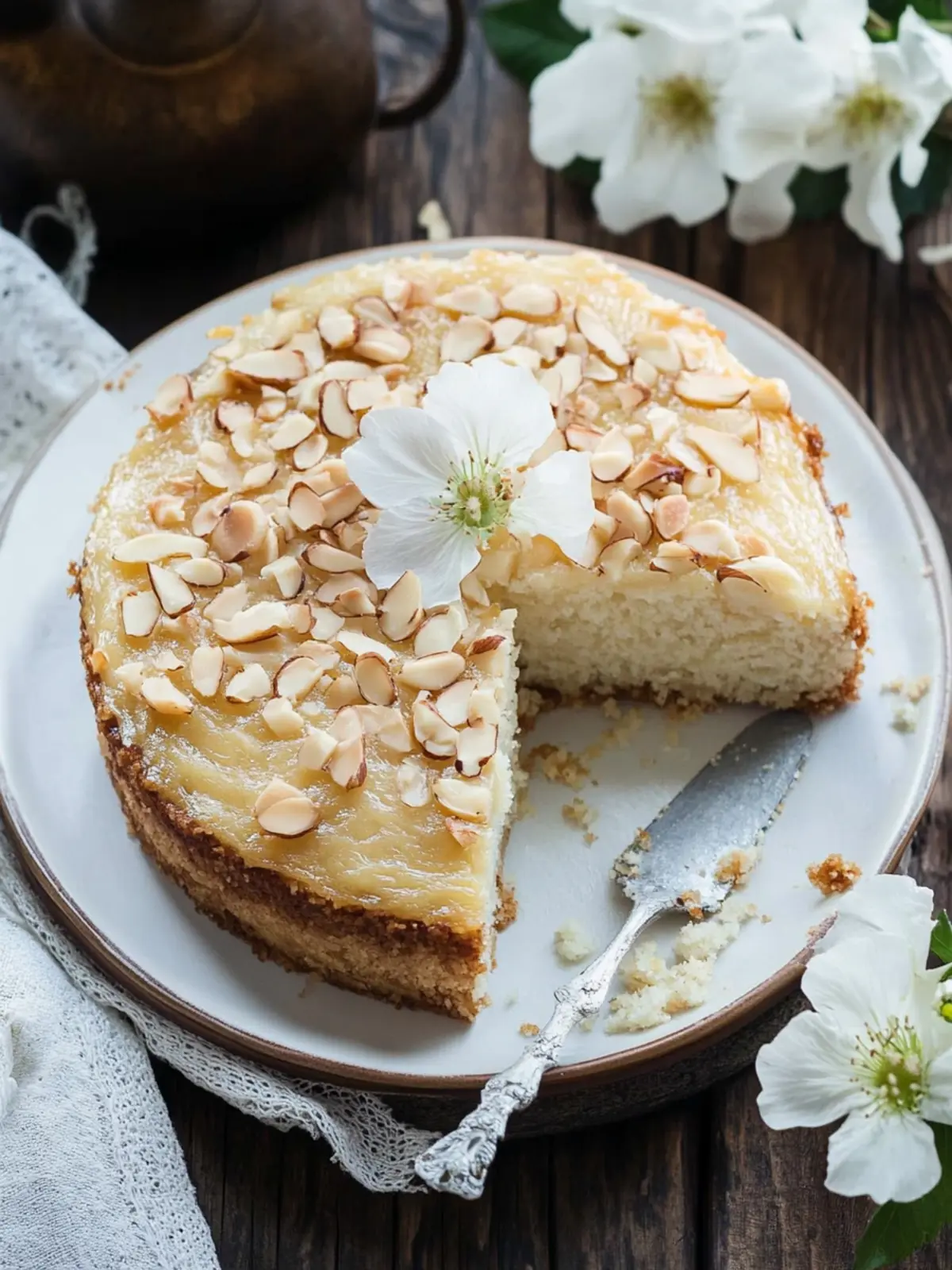 Blitz-Blechkuchen mit Mandelüberzug: Schnell & Köstlich Backen 4 Blitz-Blechkuchen mit Mandelüberzug
