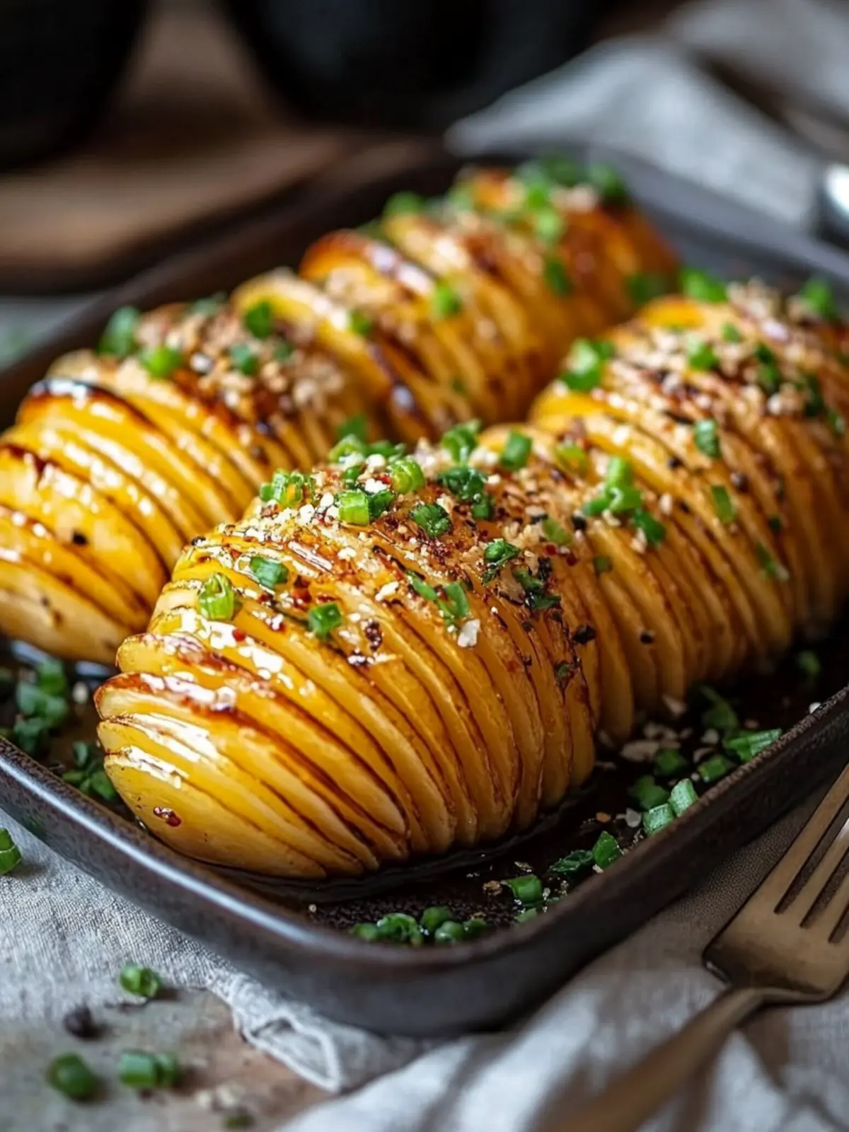 Hasselback Süßkartoffeln mit Ahorn-Miso-Butter Rezept für Genuss 3 Hasselback Süßkartoffeln mit Ahorn-Miso-Butter Rezept