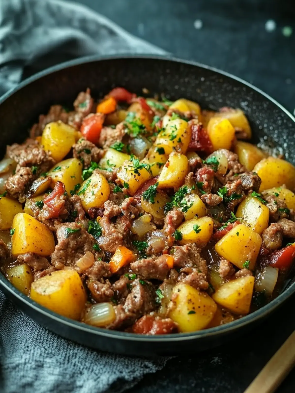 Kartoffel-Hackfleisch-Pfanne Rezept – Herzhaft und schnell genießen 5 Kartoffel-Hackfleisch-Pfanne Rezept