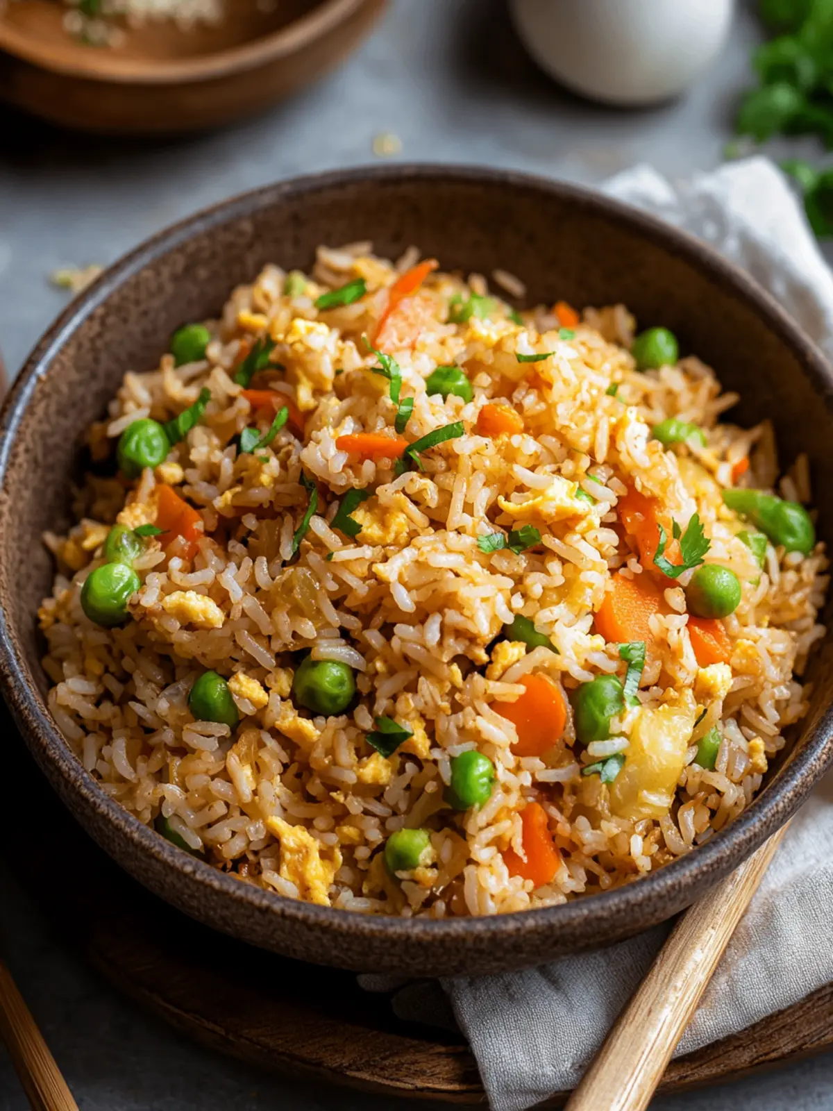 Fried Rice mit Gemüse & Ei wie beim Chinesen in 20 Minuten 4 Fried Rice mit Gemüse & Ei wie beim Chinesen