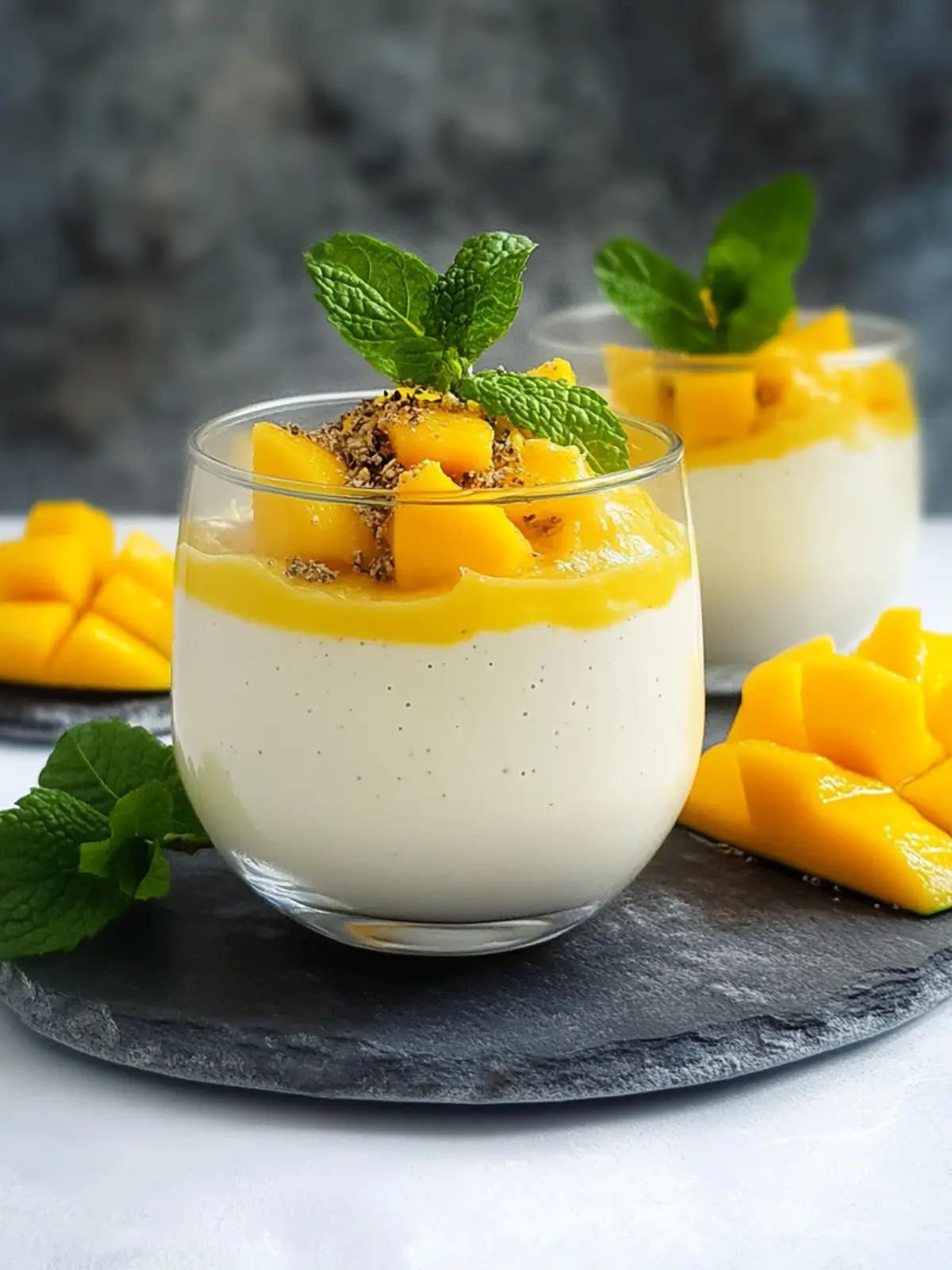 Griechischer Joghurt mit Mango-Mousse: Leicht und frisch genießen 3 Griechischer Joghurt mit Mango-Mousse