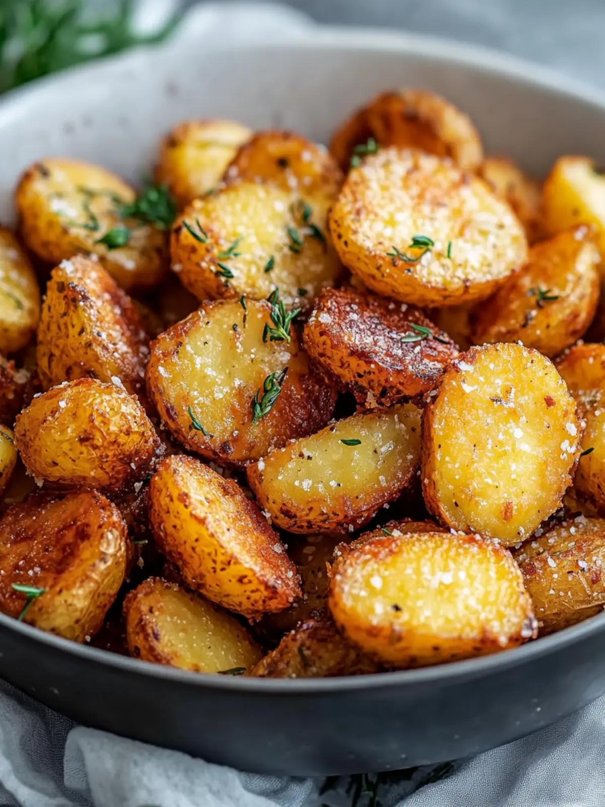Knusprige Heißluftfritteusen-Kartoffeln: Gesund & Lecker! 2 Knusprige Heißluftfritteusen-Kartoffeln