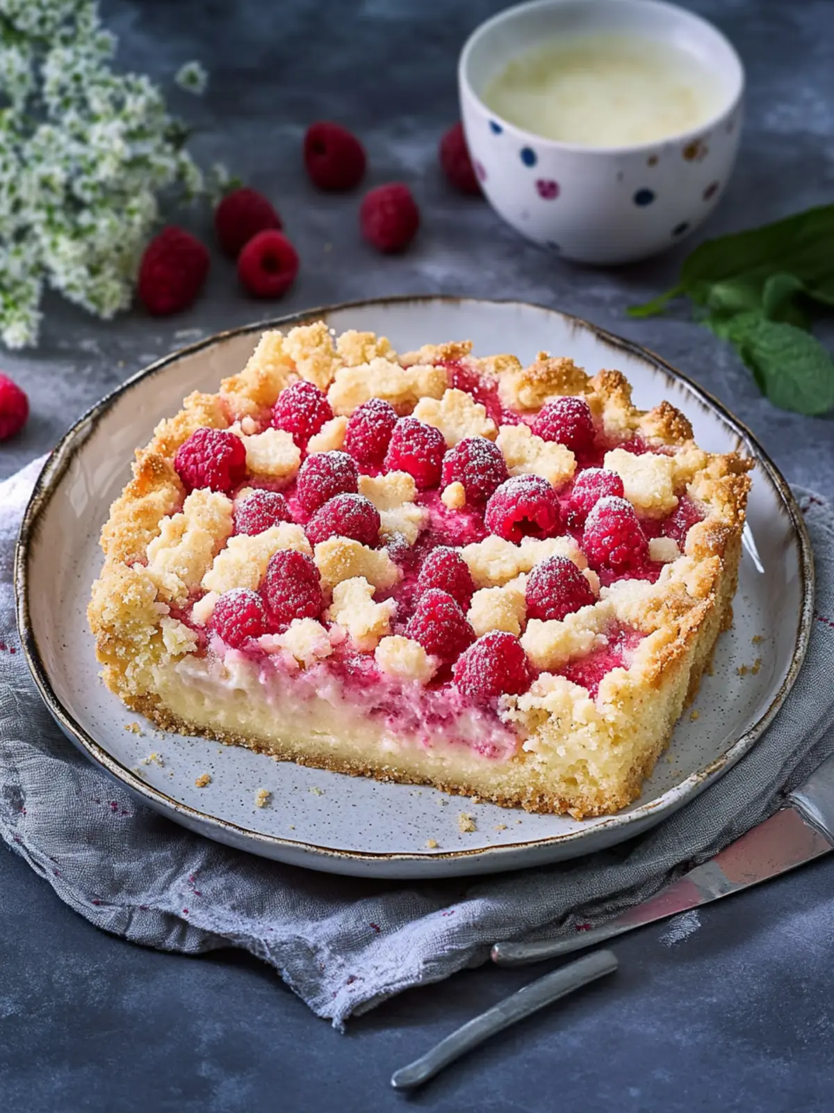 Rhabarberkuchen mit Butterstreuseln – Dein neuer Lieblingskuchen 3 Rhabarberkuchen mit Butterstreuseln