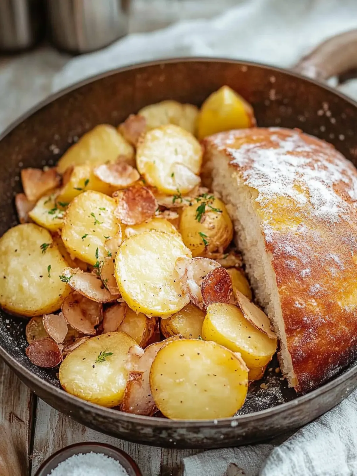 Geniale Bratkartoffeln: Perfekt knusprig mit Bacon und Zwiebeln 3 Bratkartoffeln