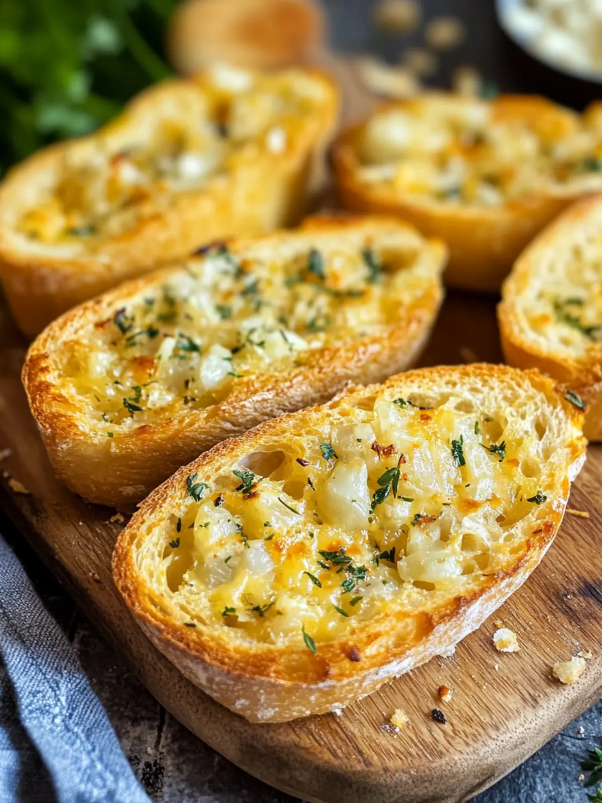 Geröstetes Knoblauchbrot aus dem Airfryer: Schnell & Lecker 2 Roasted garlic bread from the air fryer