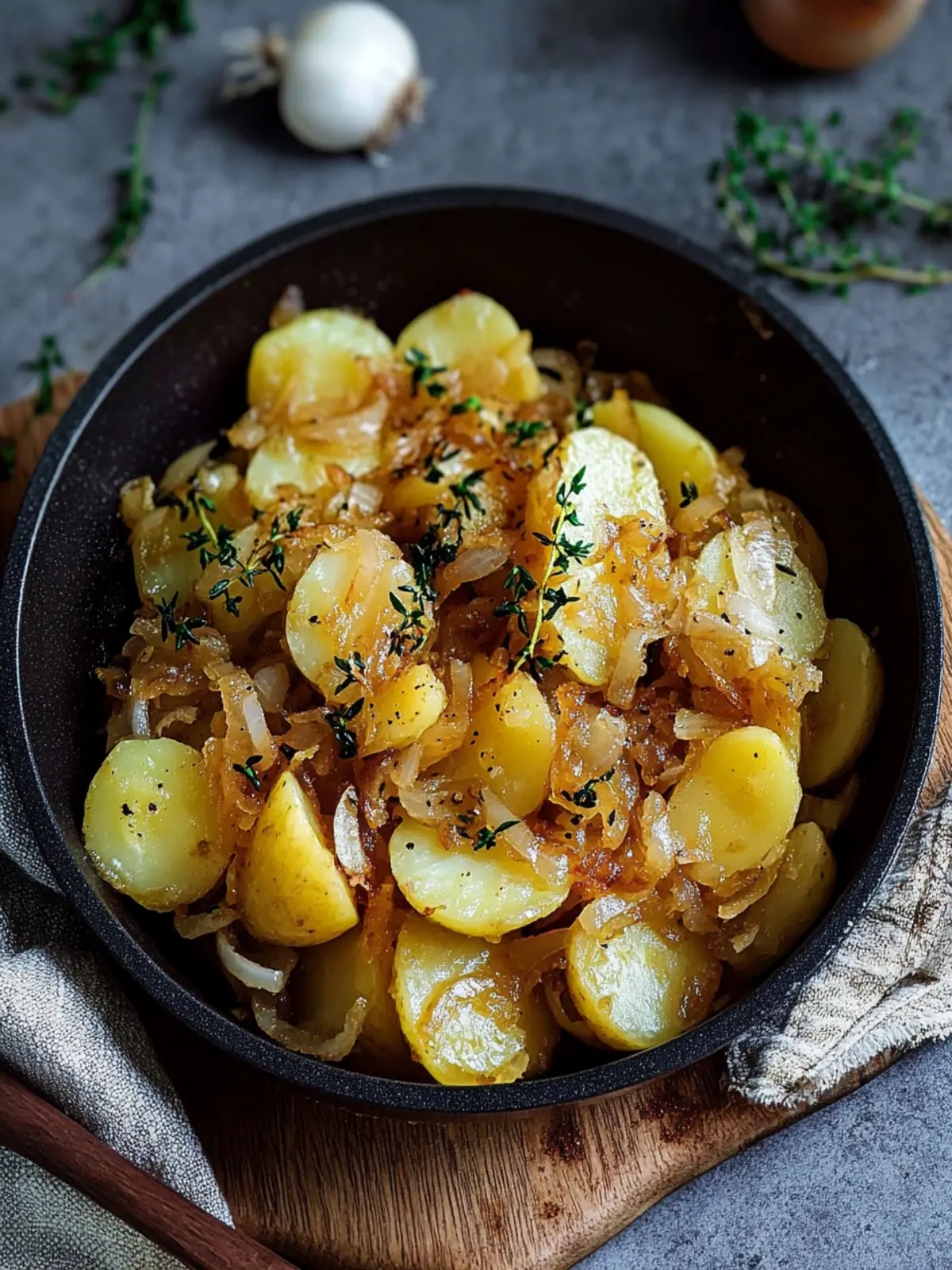 Bratkartoffeln aus gekochten Kartoffeln mit Zwiebeln ganz einfach 2 Bratkartoffeln from cooked potatoes with onions