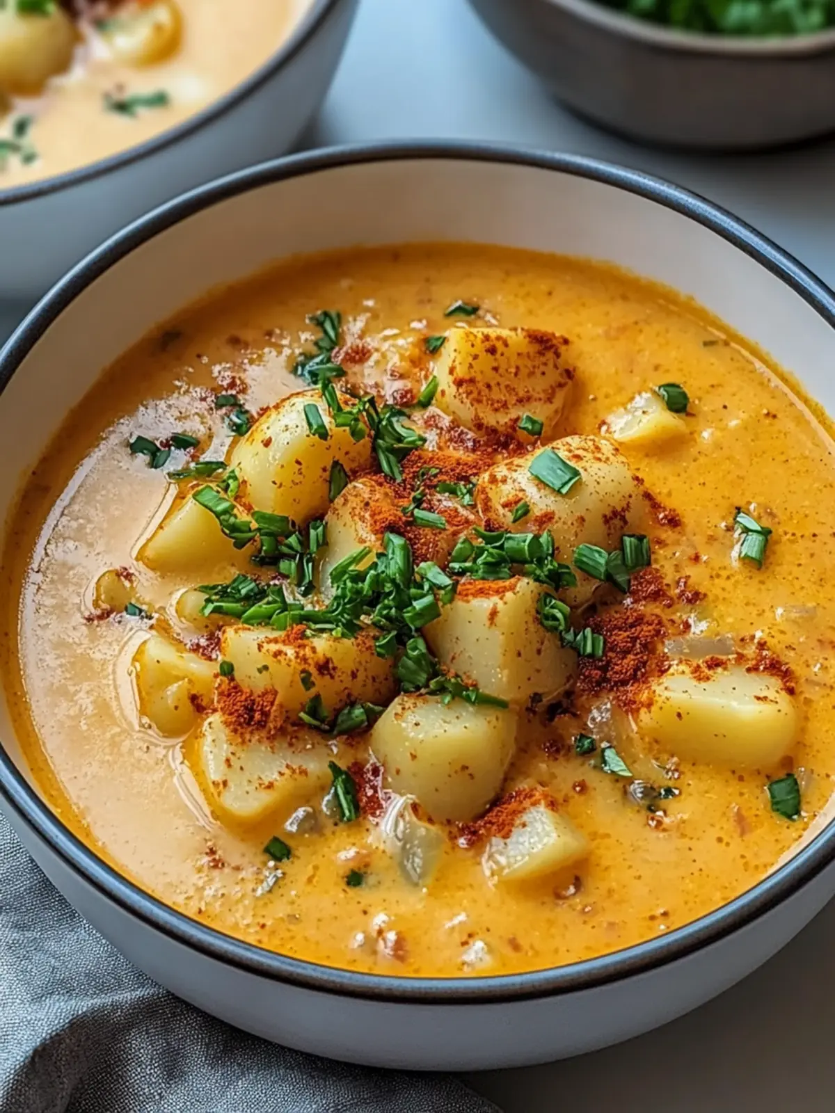 Würzige Cajun Kartoffelsuppe – Wärmender Genuss für Zuhause 3 Würzige Cajun Kartoffelsuppe