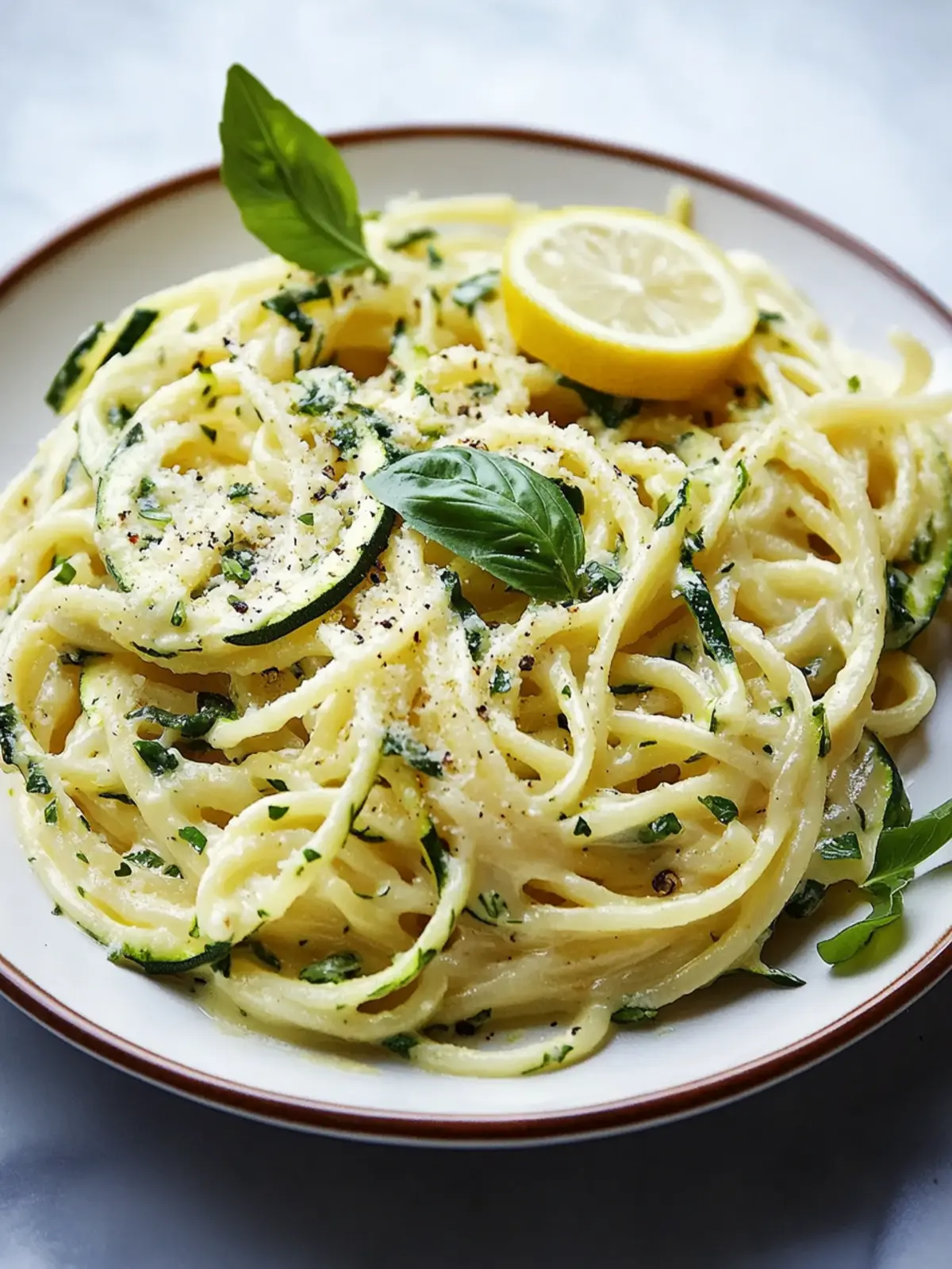 Schnelle Zitronen-Zucchini-Pasta für frische Genussmomente 3 Zitronen-Zucchini-Pasta
