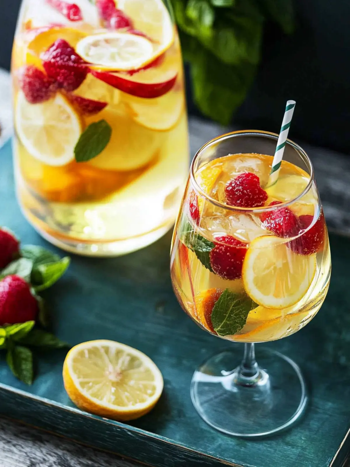 Erfrischende Weiße Sangria für unvergessliche Sommerabende 2 Weiße Sangria