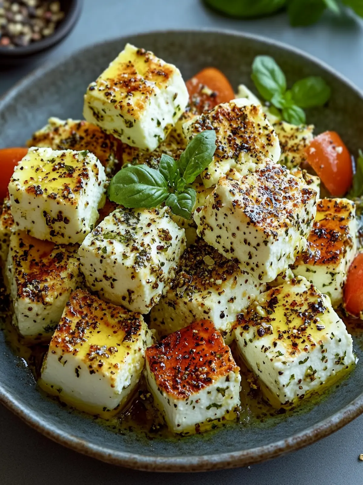 Knuspriger Feta aus dem Airfryer: Einfach unwiderstehlich lecker 2 Knuspriger Feta aus dem Airfryer
