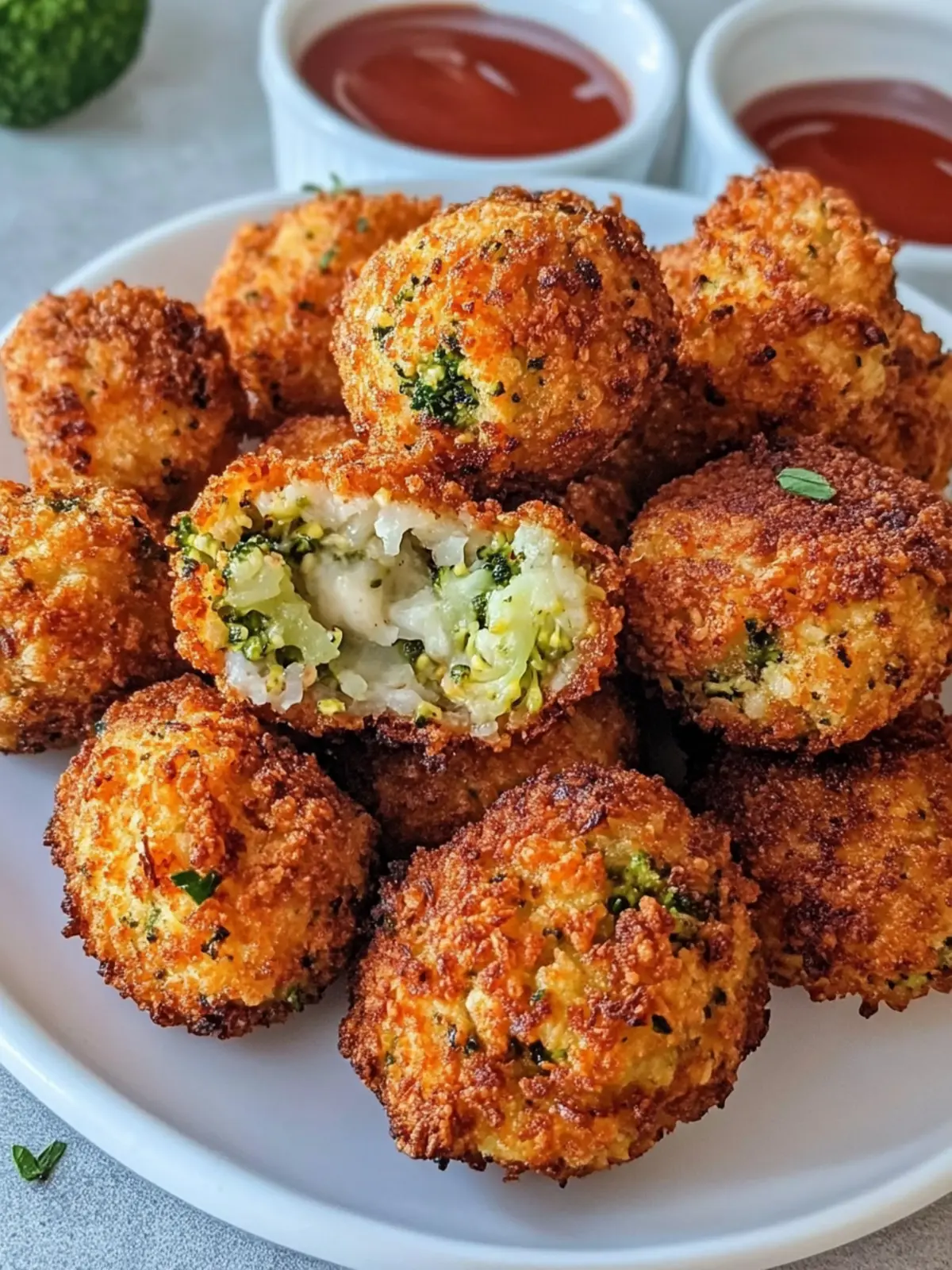 Crispy Vegetarian Broccoli Nuggets aus der Airfryer – Gesund & Lecker 4 Crispy Vegetarian Broccoli Nuggets from the Airfryer