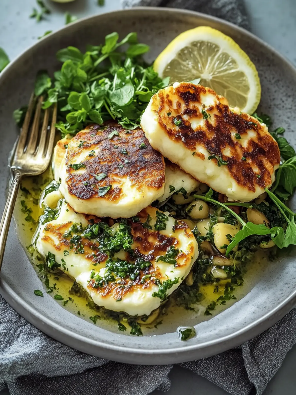 Halloumi mit Zitronen-Linsen: Schnelles & Gesundes Rezept 5 Halloumi mit Zitronen-Linsen