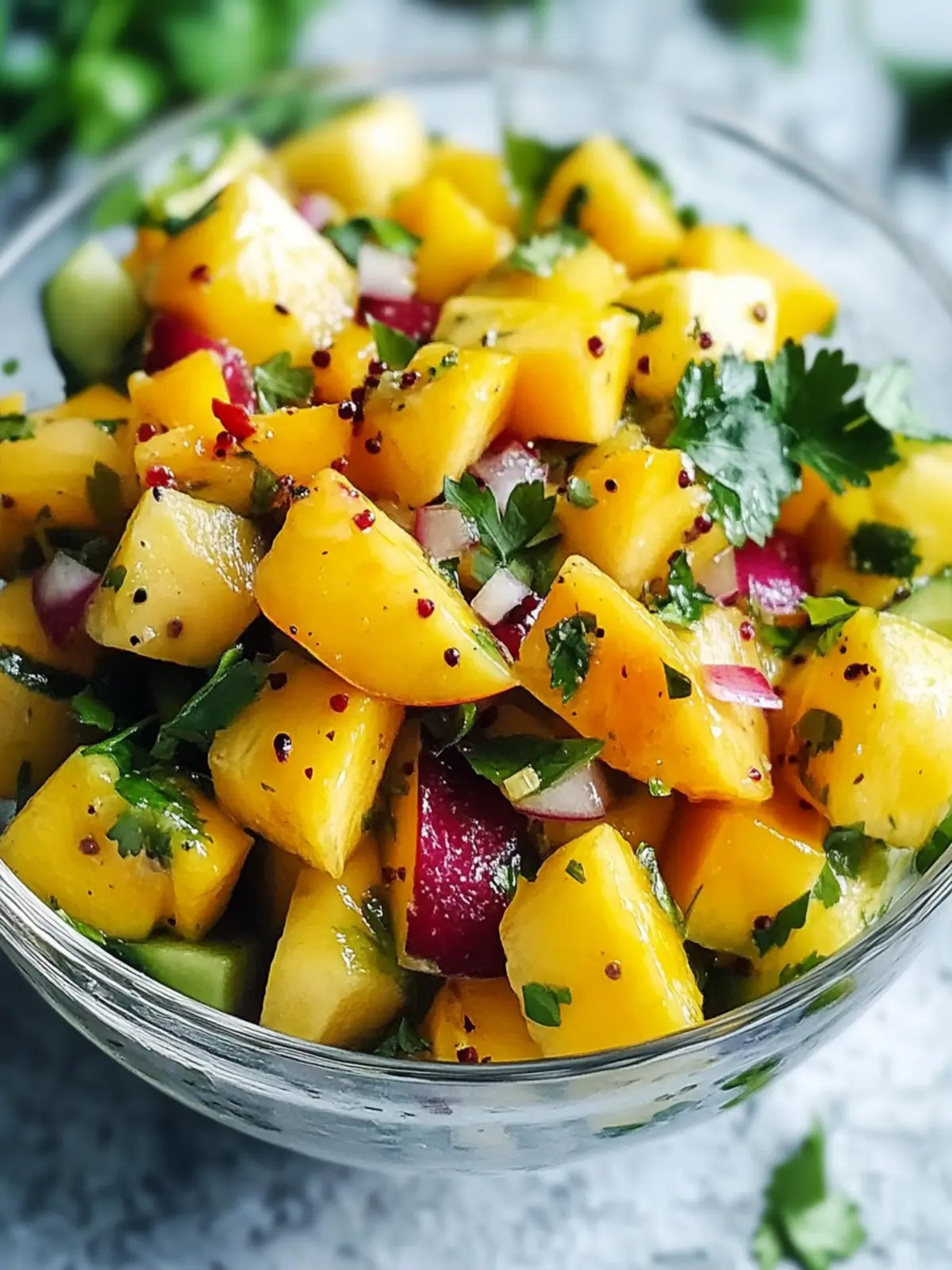 Mango-Gurken-Salat Rezept: Frisch, leicht und unwiderstehlich lecker 2 Mango-Gurken-Salat Rezept