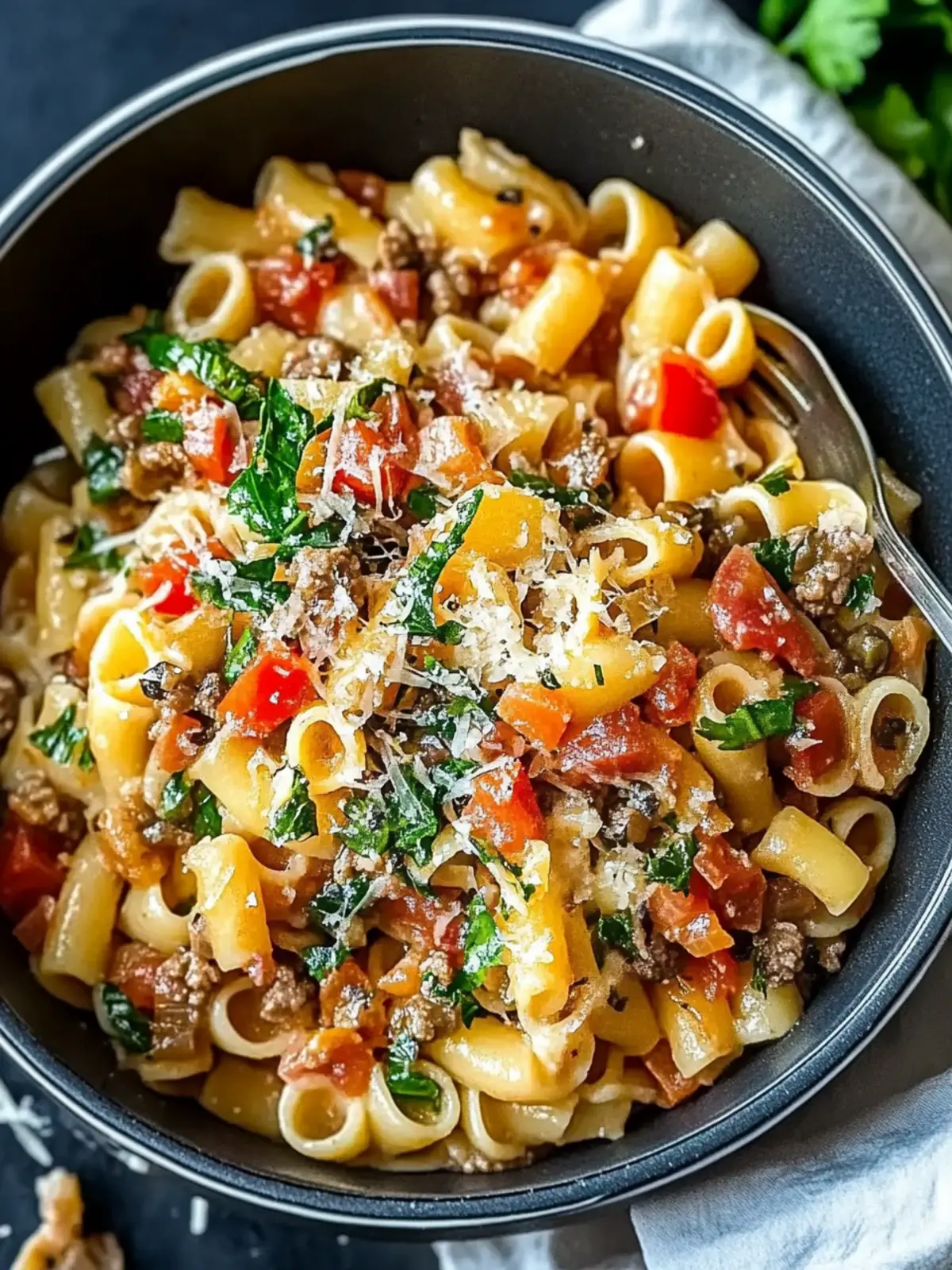 One-Pot-Pasta mit Linsen – Schnelle, köstliche vegane Mahlzeit 2 One-Pot-Pasta mit Linsen