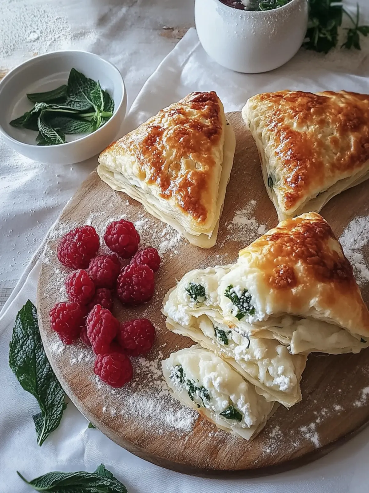 Herzhafte Blätterteigtaschen: Schnelle Snacks für jede Party 3 Herzhafte Blätterteigtaschen