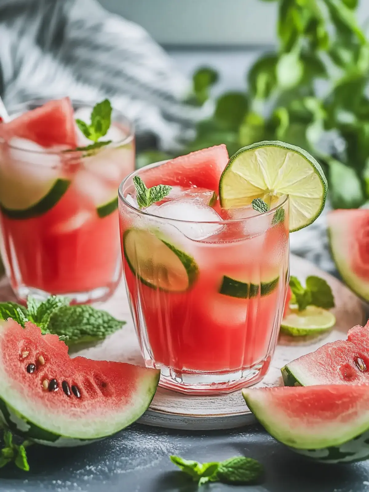 Wassermelonen Limonade selber machen – fruchtig erfrischend im Sommer 2 Wassermelonen Limonade selber machen – fruchtig erfrischend