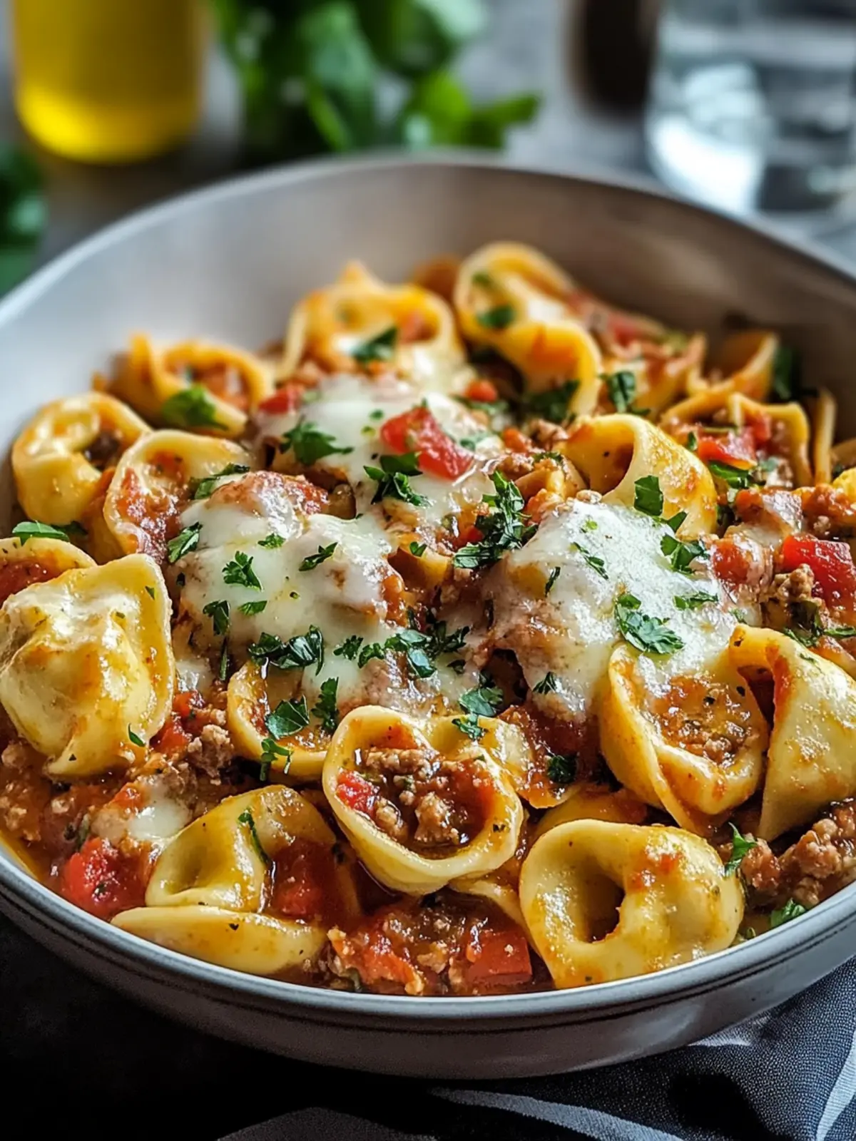 Käse Taco Tortellini Auflauf – Ein herzhaftes Familienvergnügen 4 Käse Taco Tortellini Auflauf