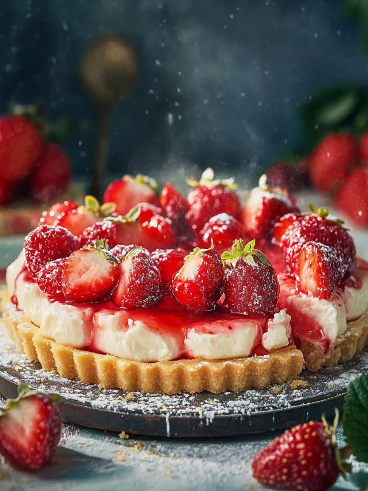 Erdbeertörtchen mit Vanillecreme: Der Sommergenuss für Dich 3 Erdbeertörtchen