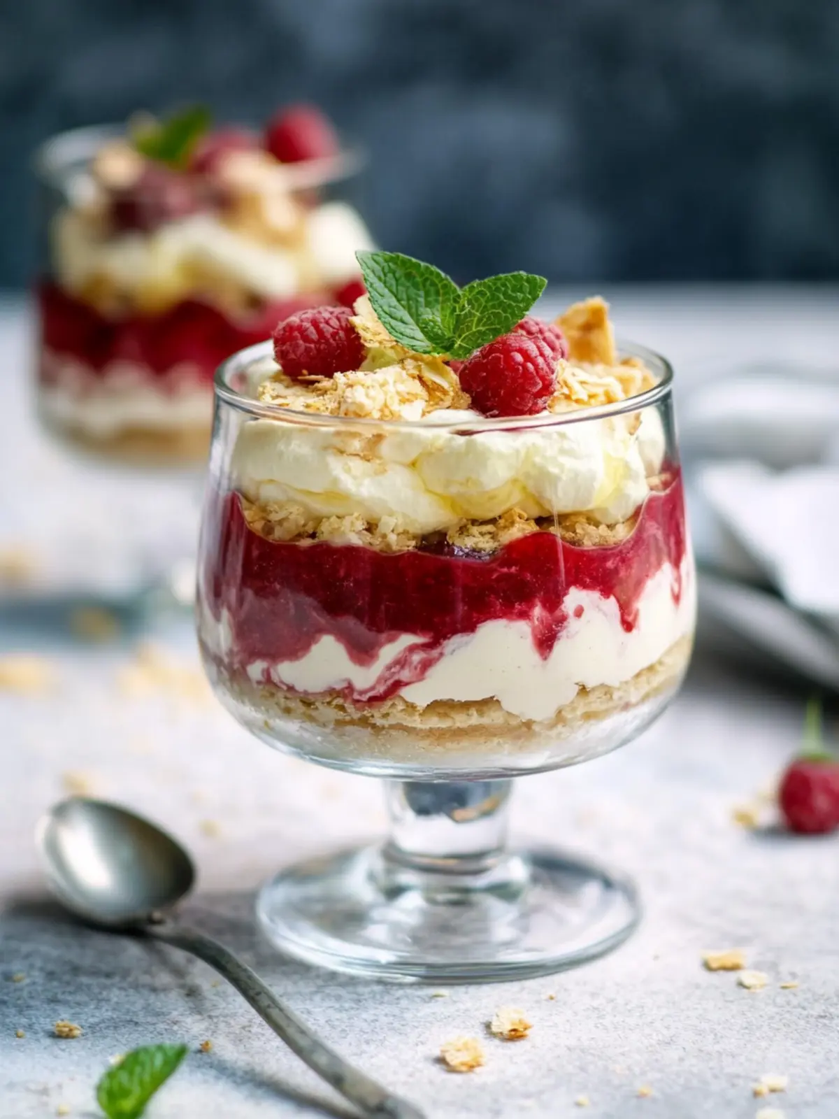 Verführerischer Rhabarber-Trifle: Ein frischer Genuss für Frühlingsliebhaber 4 Rhabarber-Trifle