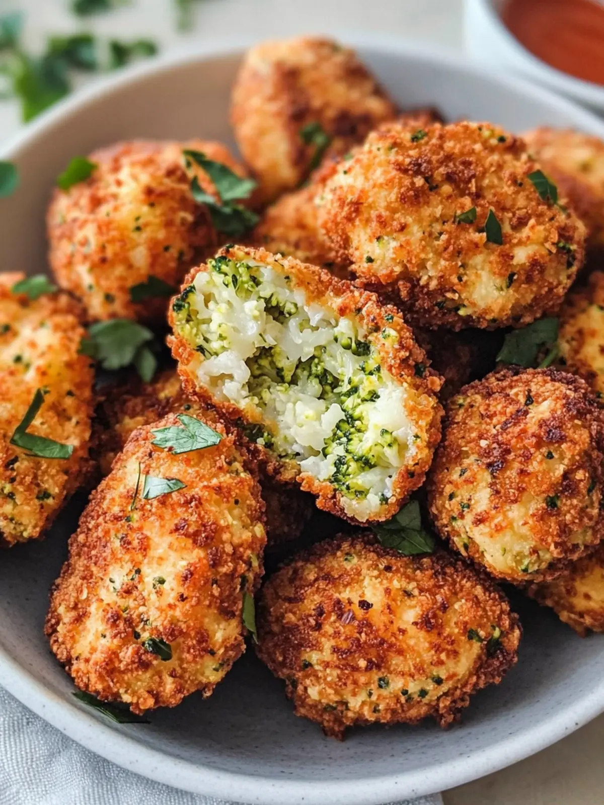 Crispy Vegetarian Broccoli Nuggets aus der Airfryer – Gesund & Lecker 2 Crispy Vegetarian Broccoli Nuggets from the Airfryer