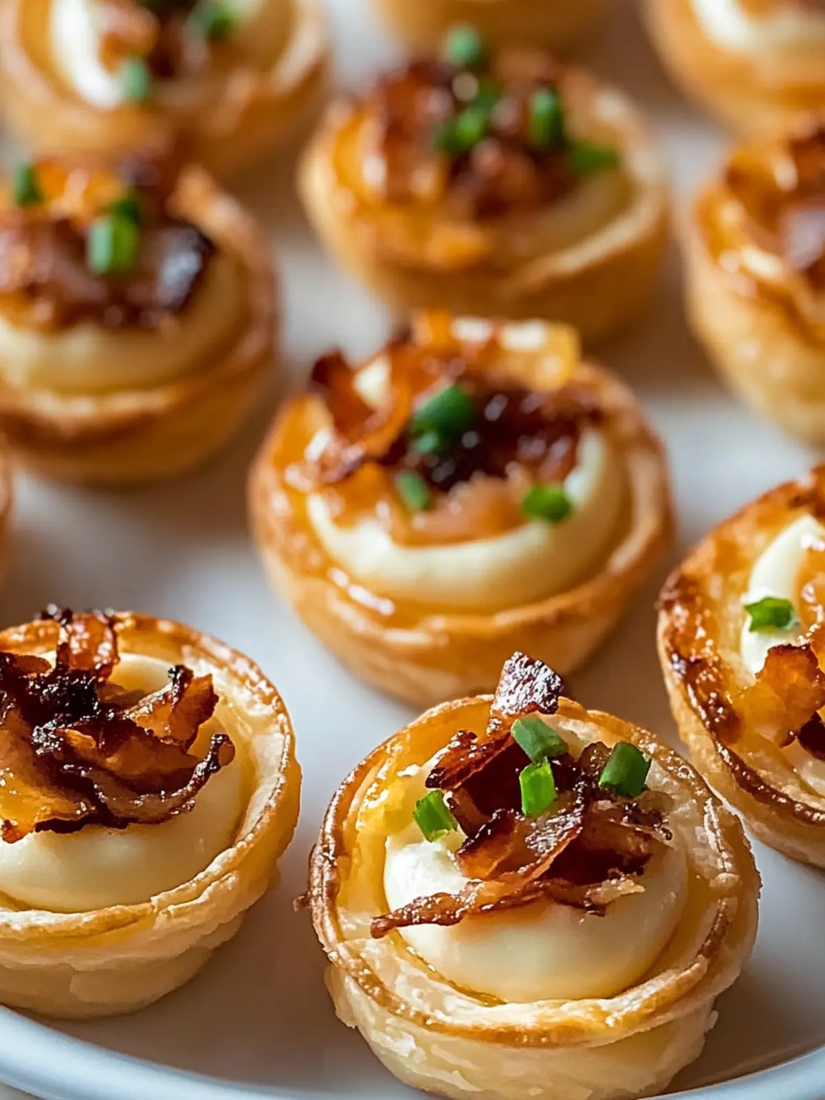 Crispy Mini Tarte Flambée Bites für jede Party