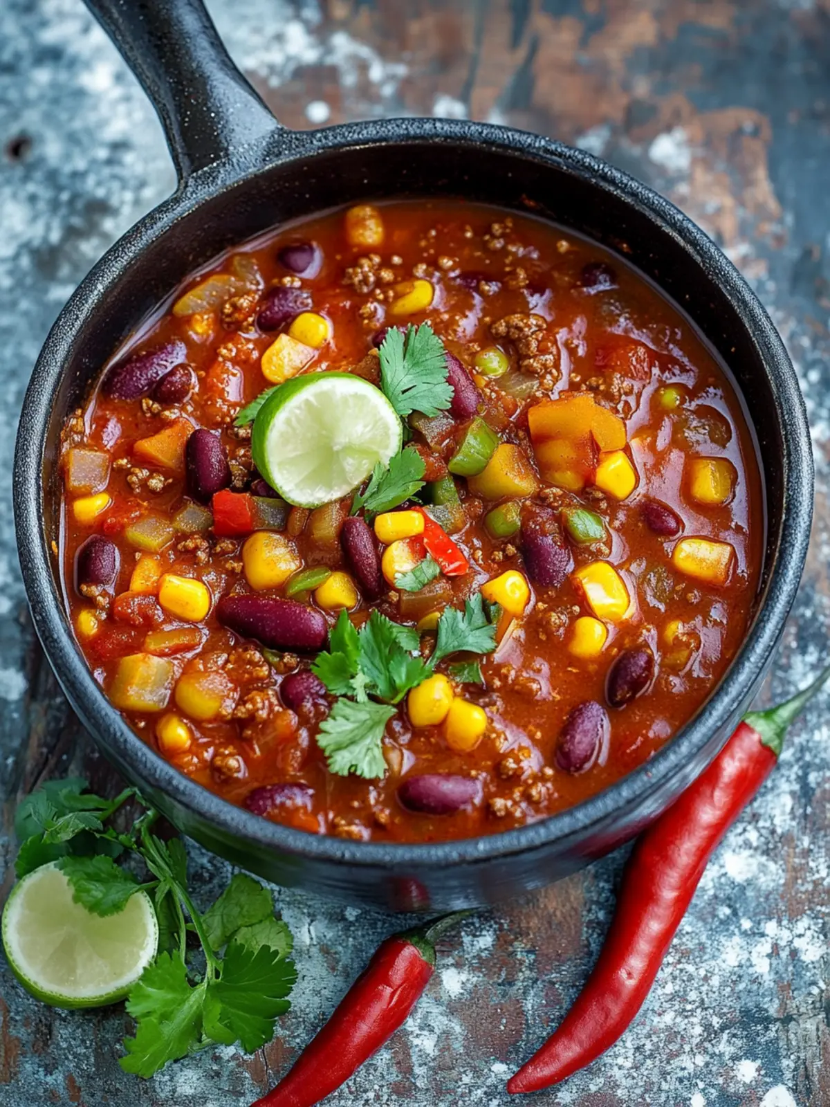 Vegan Chili sin Carne Rezept für schnelles Comfort Food 3 Chili sin Carne Rezept