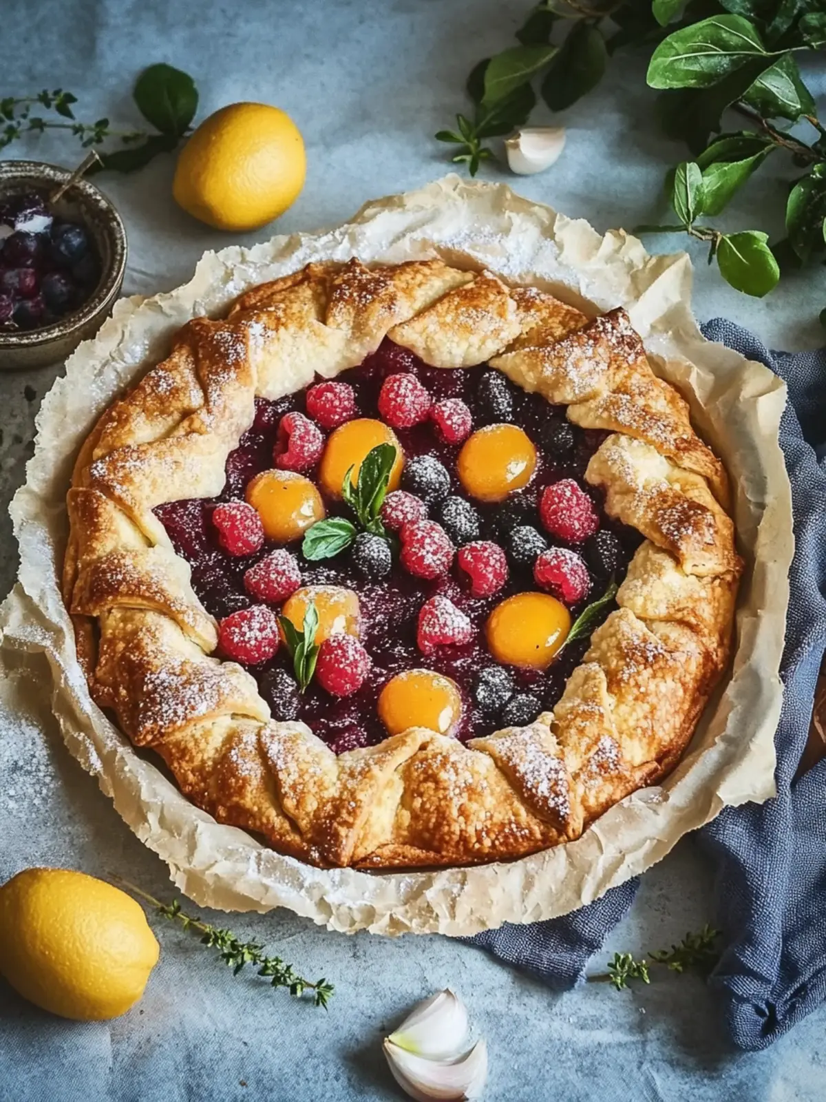 Kirsch-Galette: Ein einfacher Genuss mit fruchtiger Eleganz 4 Kirsch-Galette