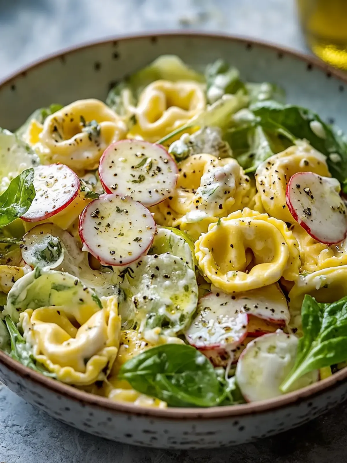 Mahlzeit Tortellini Salat mit cremigem Kräuter-Dressing genießen 5 Mahlzeit Tortellini Salat mit cremigem Kräuter-Dressing