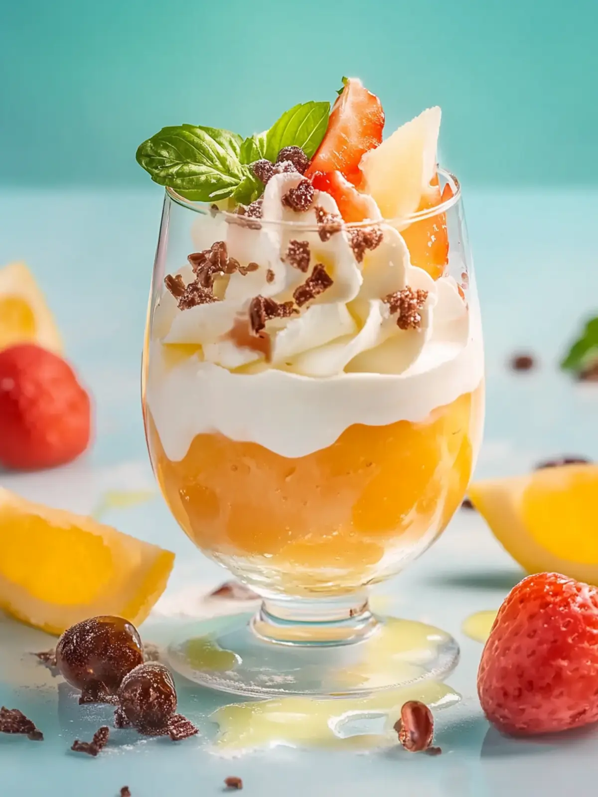 Solero Dessert im Glas