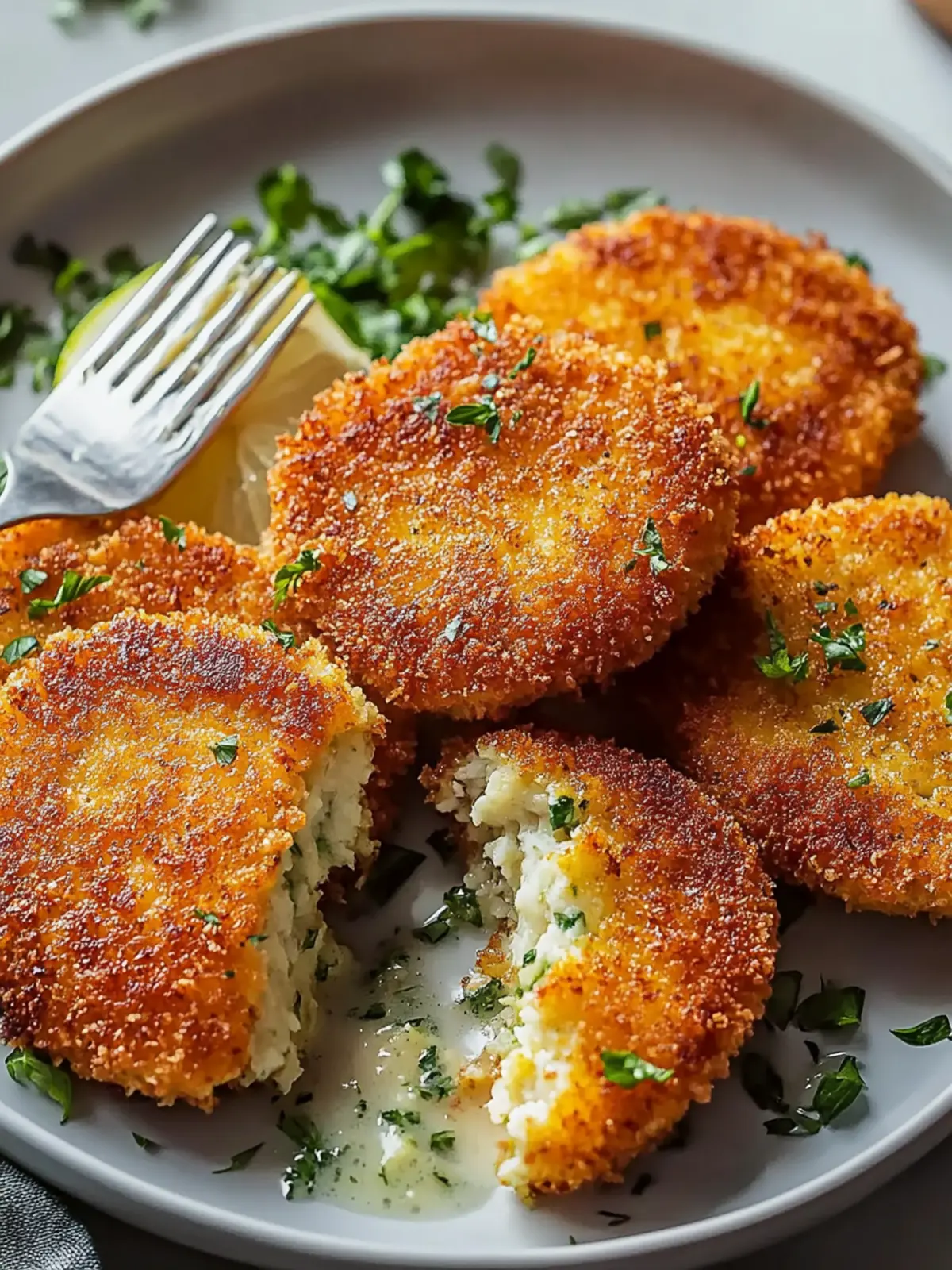 Knuspriger Airfryer Kohlrabi Schnitzel Kräuter für Genießer schnell! 3 Knuspriger Airfryer Kohlrabi Schnitzel Kräuter für Genießer