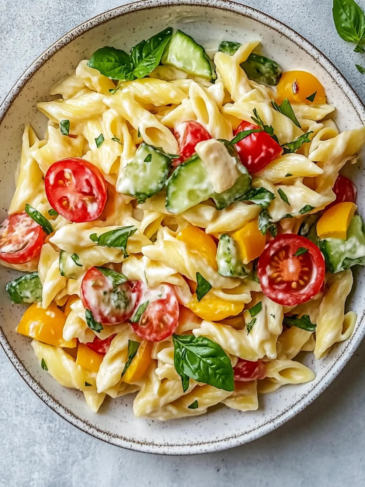Bester Nudelsalat ohne Mayo