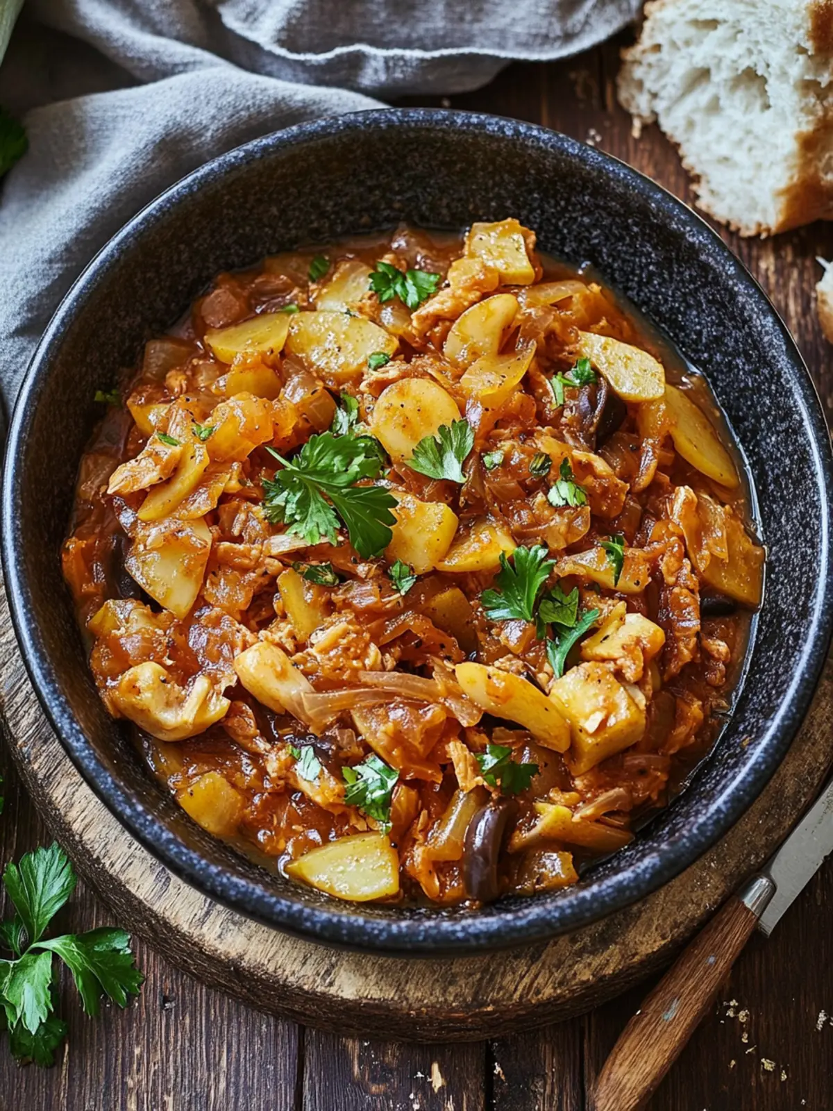 Herzhafter Vegetarischer Bigos mit Räuchertofu für alle 🍽️ 2 Vegetarischer Bigos