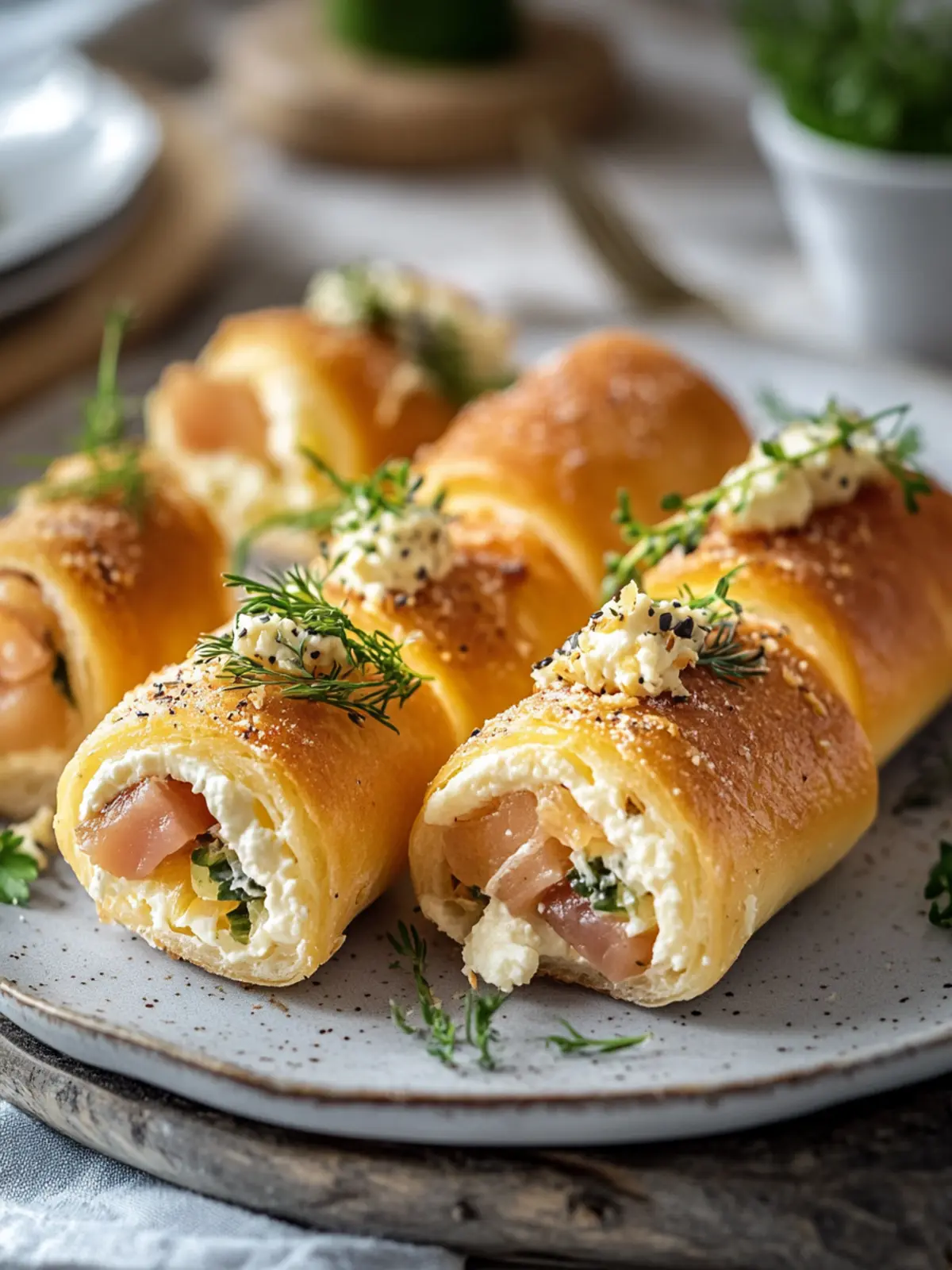 Frühstücksrollen mit Rührei und Speck: Herzhaft und Einfach 4 Frühstücksrollen mit Rührei und Speck