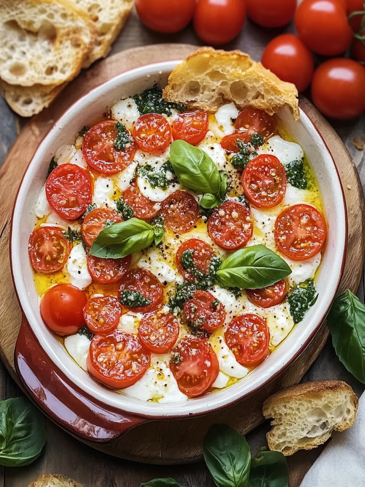 Frischer Caprese-Dip: Schnell, einfach und unwiderstehlich! 3 Caprese-Dip