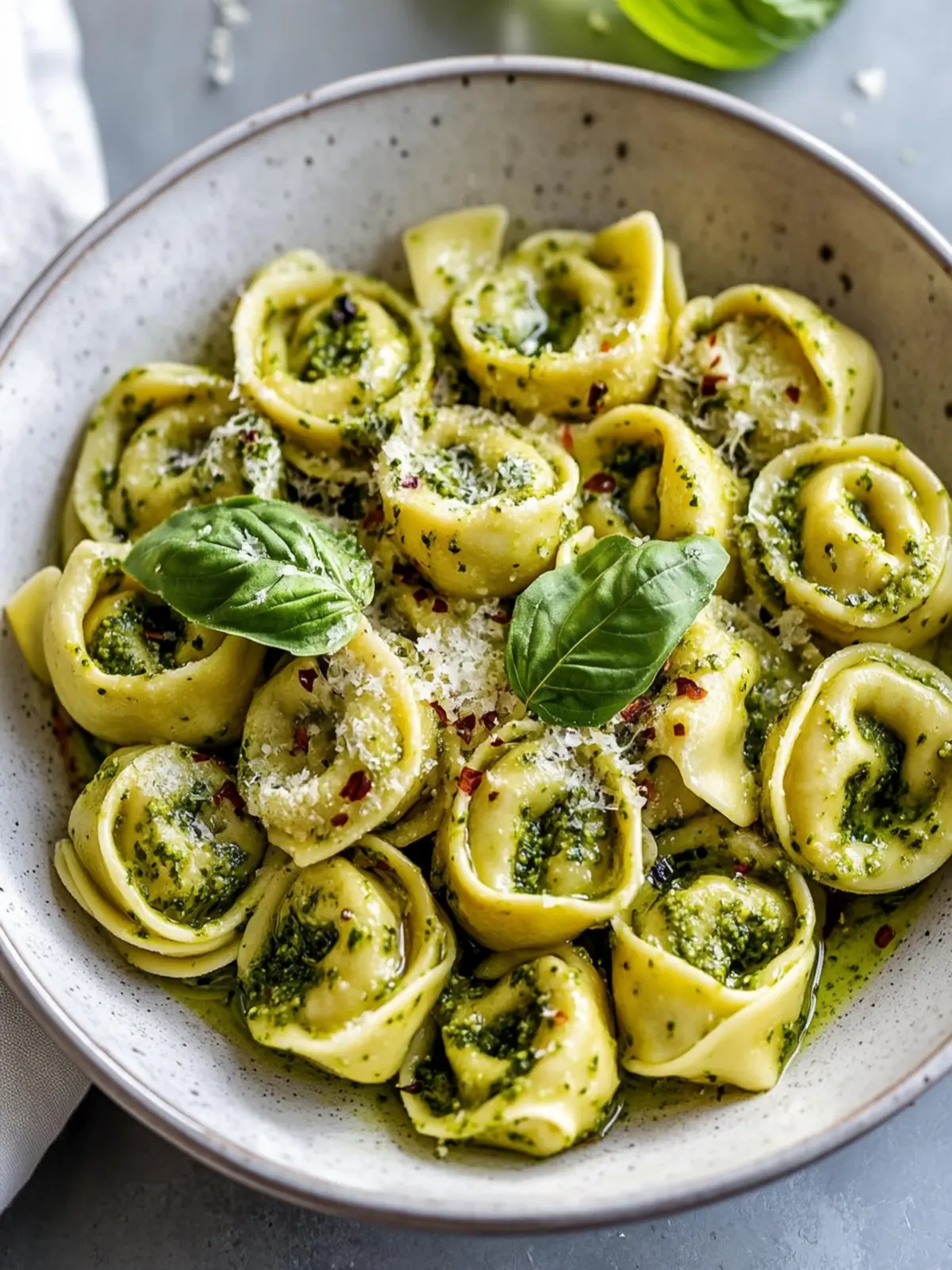Knoblauch-Pesto-Tortellini-Auflauf: Komfort Food für Seele 4 Knoblauch-Pesto-Tortellini-Auflauf