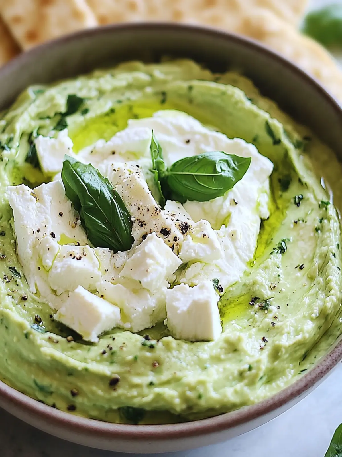 Köstlicher Feta-Avocado-Dip: Einfach, gesund und unwiderstehlich! 3 Feta-Avocado-Dip