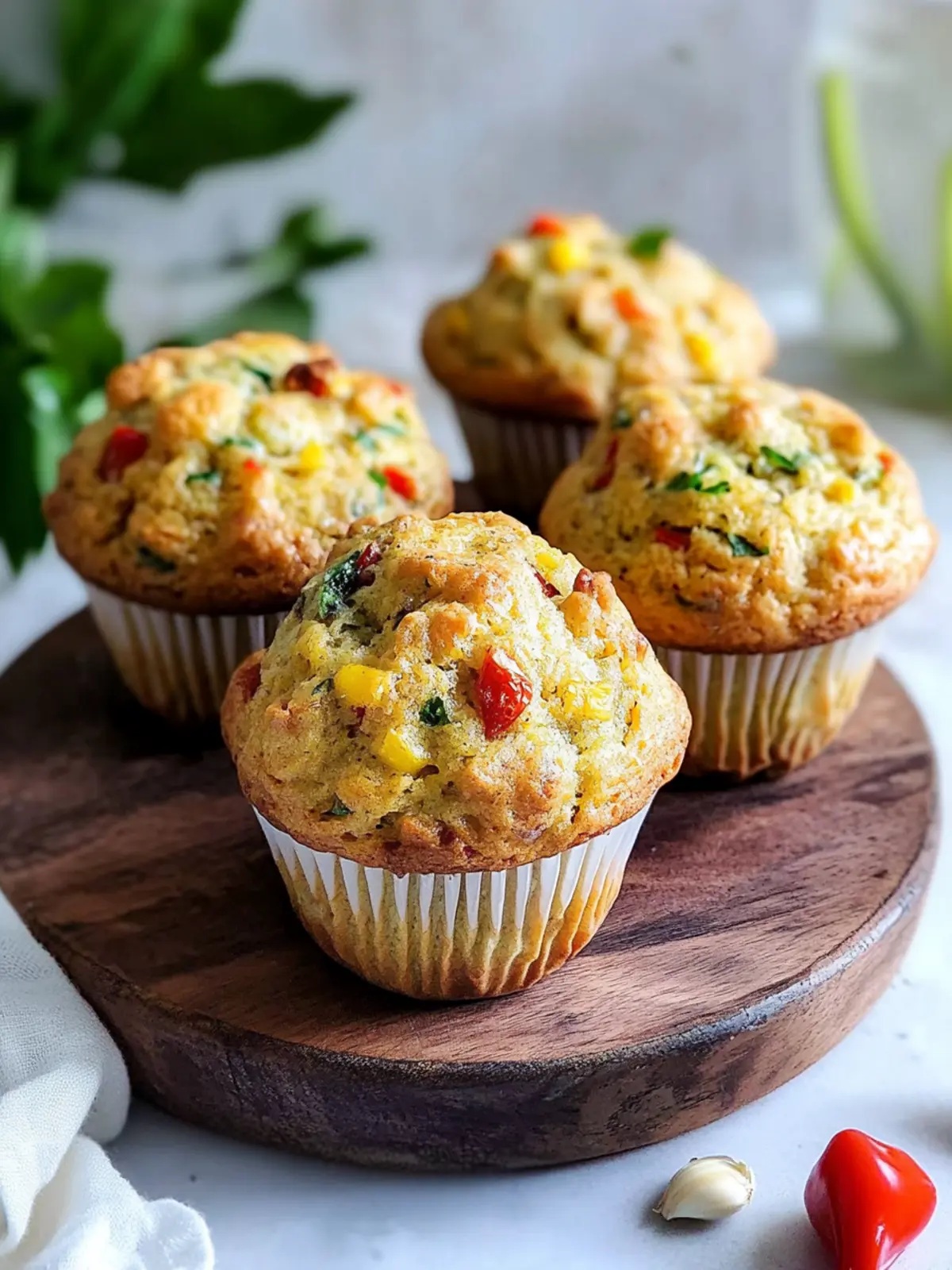 Herzhafte Gemüse-Muffins: Gesunder Genuss für jeden Tag 4 Herzhafte Gemüse-Muffins (vegane Eiermuffins)
